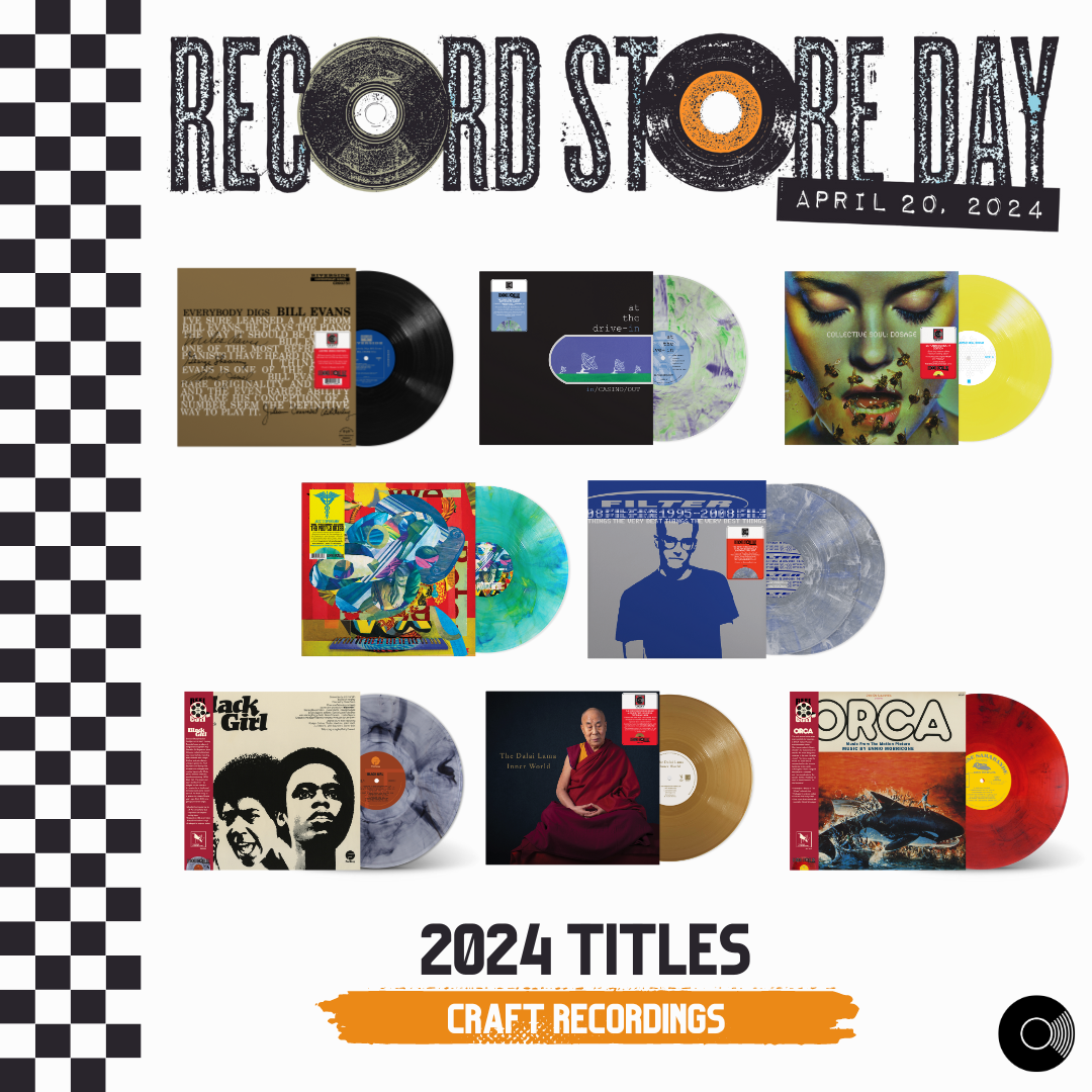 CRAFT RECORDINGS ANNOUNCES EIGHT EXCLUSIVE TITLES FOR RECORD STORE DAY