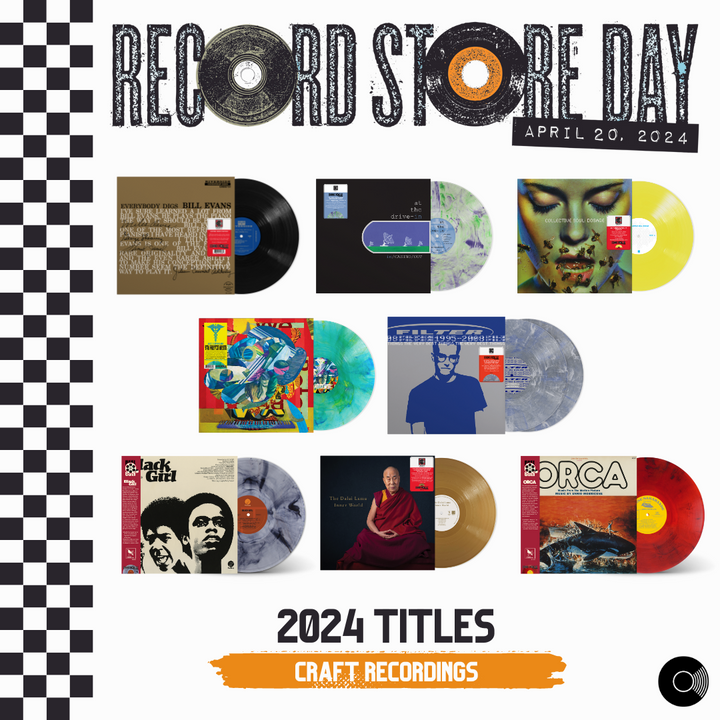 CRAFT RECORDINGS ANNOUNCES EIGHT EXCLUSIVE TITLES FOR RECORD STORE DAY 2024