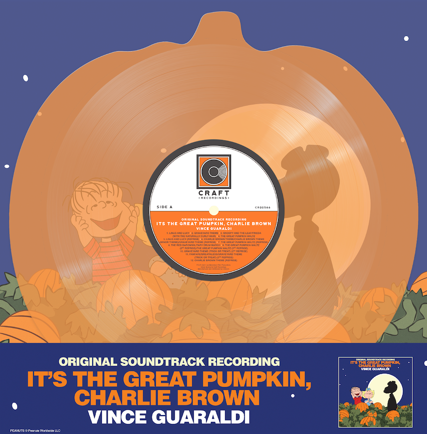 IT'S THE GREAT PUMPKIN, CHARLIE BROWN SET FOR PUMPKIN-SHAPED VINYL