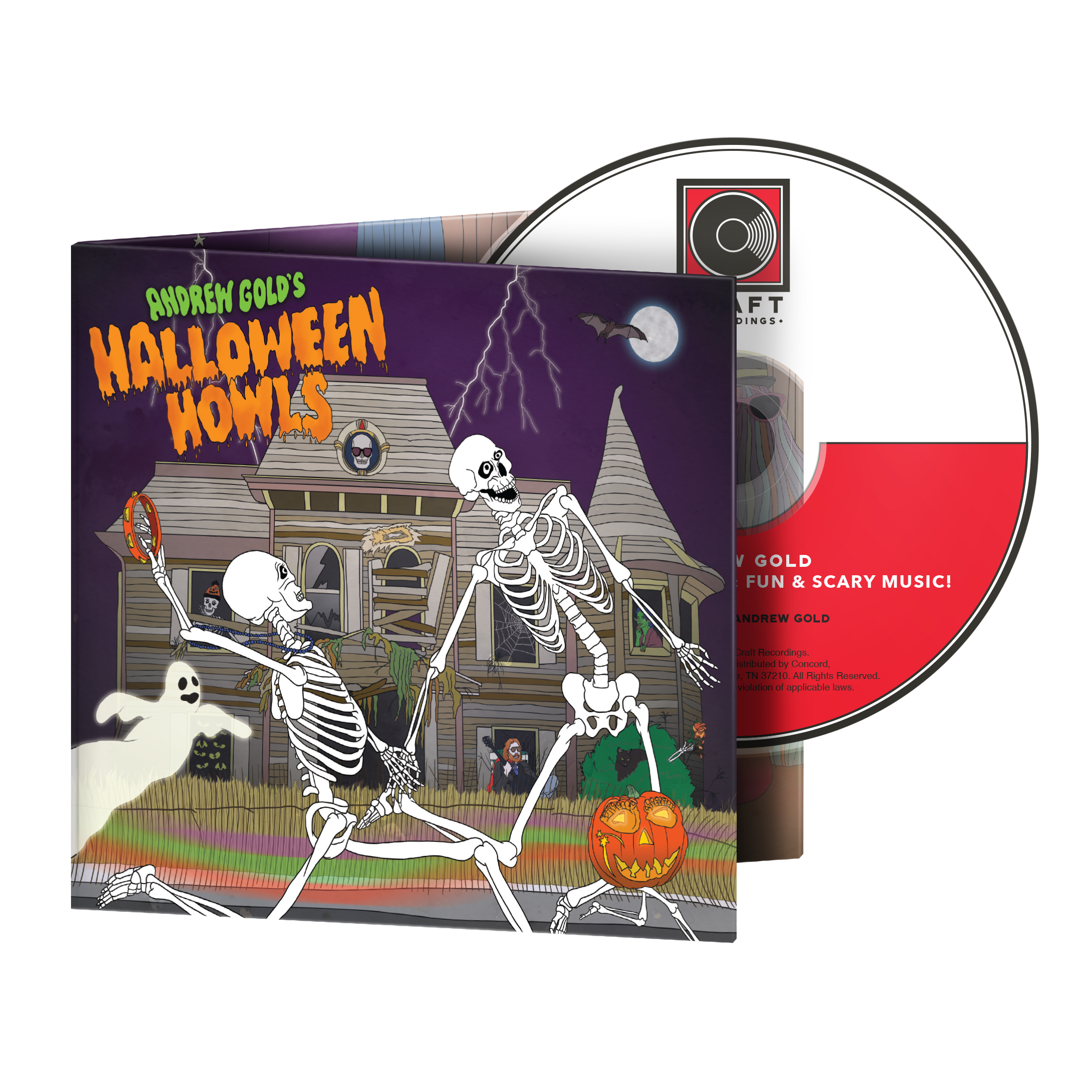 Halloween Howls: Fun & Scary Music Deluxe CD – Craft Recordings
