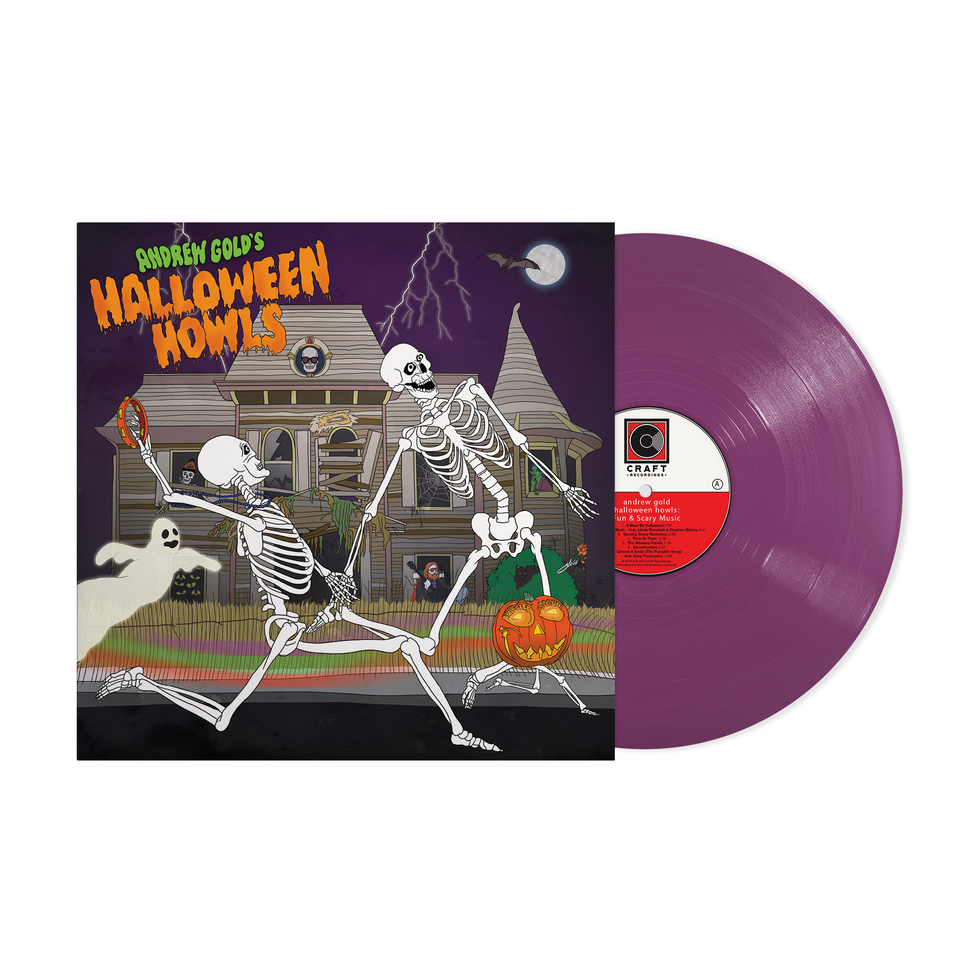 Halloween Howls: Fun & Scary Music (Purple LP) – Craft Recordings
