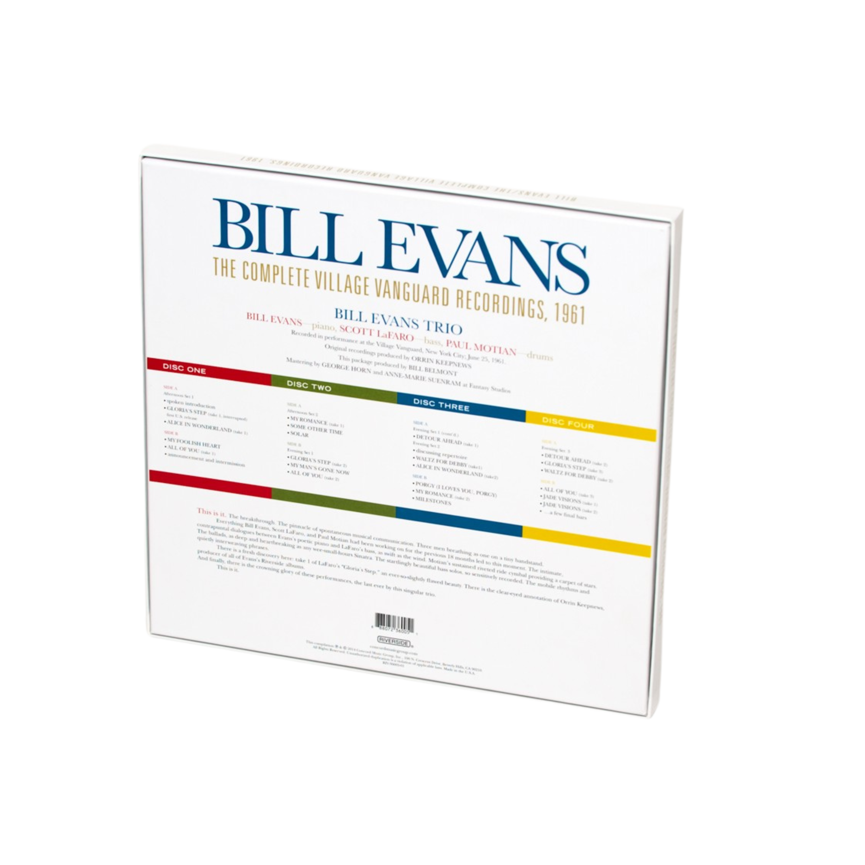 The Complete Village Vanguard Recordings, 1961 Vinyl – Craft