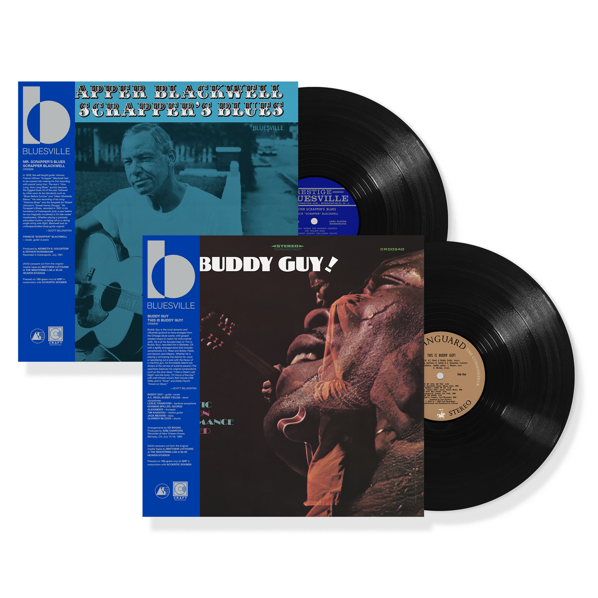This Is Buddy Guy! & Mr. Scrapper’s Blues (Bluesville Series) (180g LP) Bundle