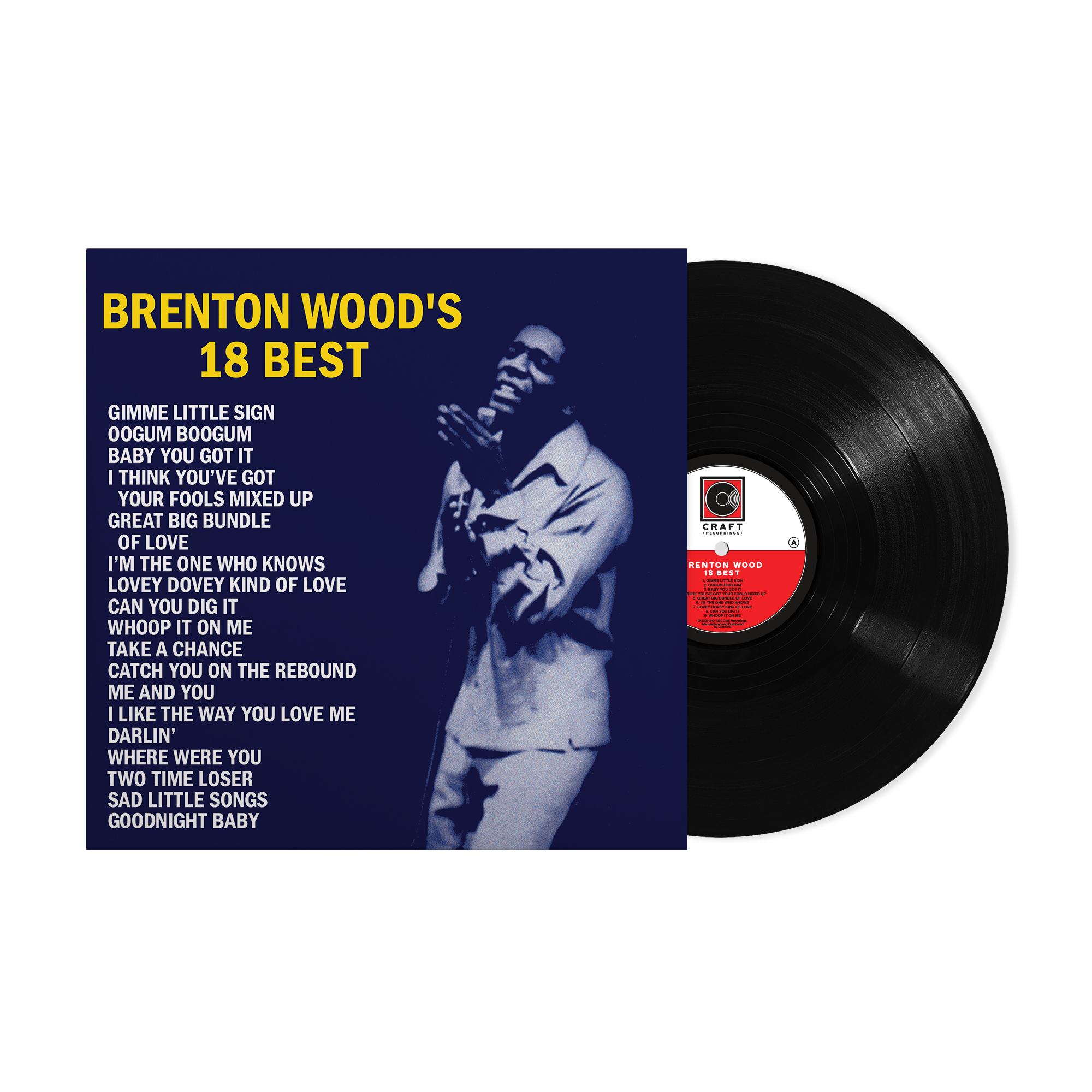 Brenton Wood's 18 Best (LP) – Craft Recordings