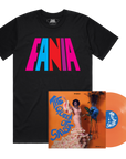 The Queen of Salsa (AZÚCAR NARANJA LP – FANIA EXCLUSIVE) + Fania Logo Tee