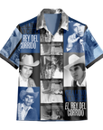 Conjunto (Vinilo Color Café Y Blanco + Camisa Con Botones)