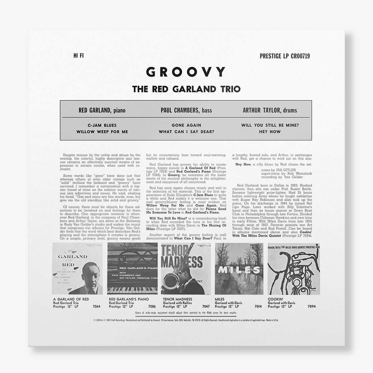 Groovy (Original Jazz Classics Series) (180g LP)