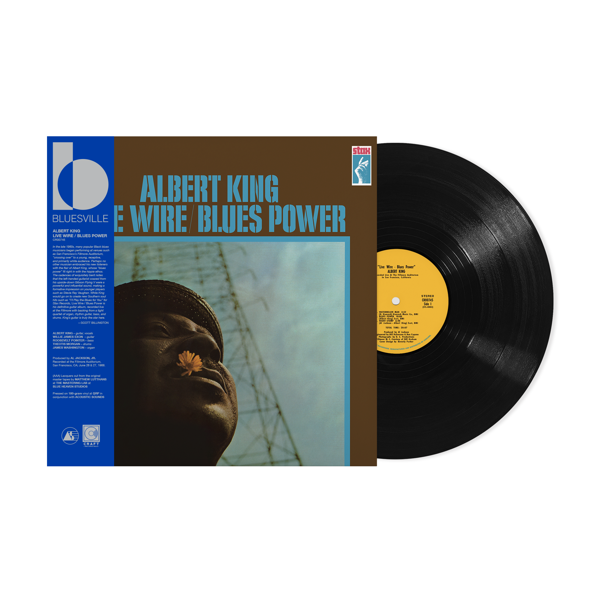 Live Wire / Blues Power (Bluesville Series) (LP) – Craft Live Wire / Blues Power (Bluesville Series) (LP) – Craft