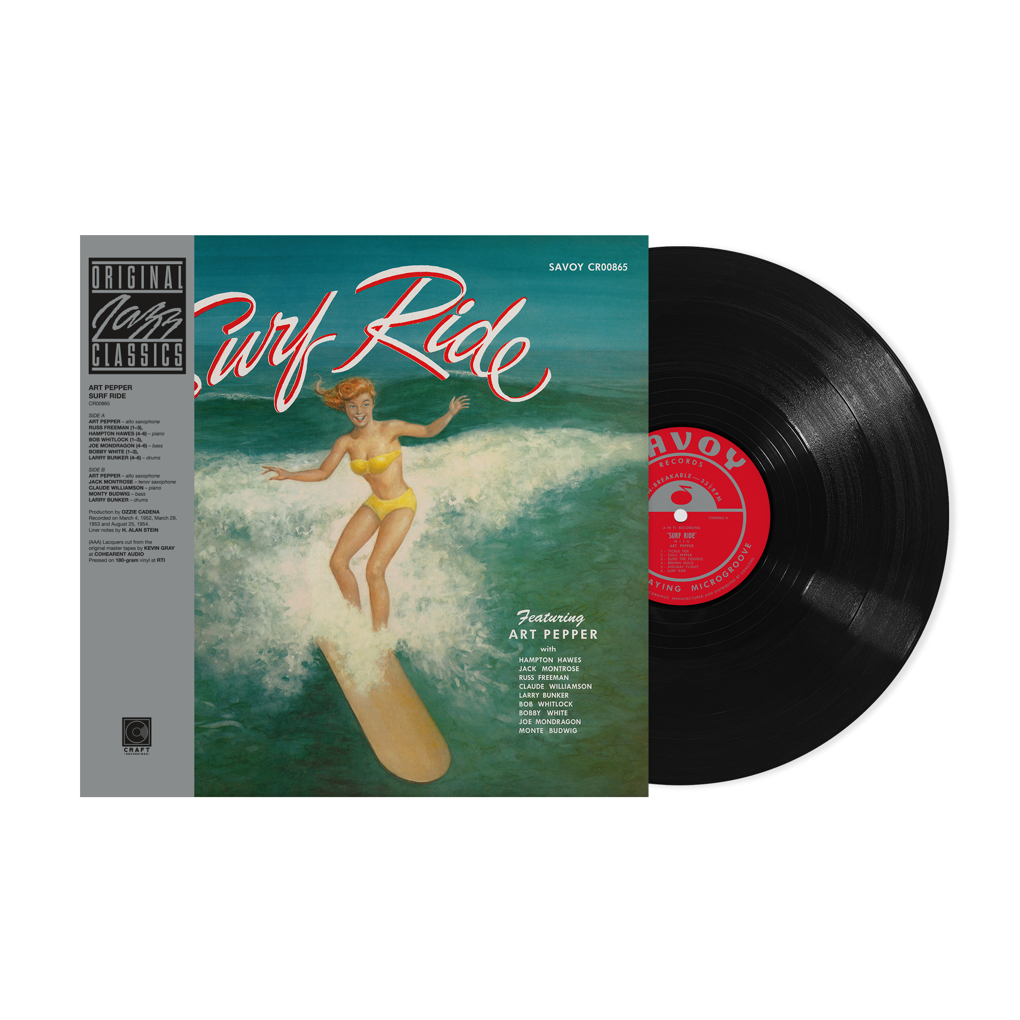 Surf Ride (Original Jazz Classics Series) (180g LP) – Craft Recordings