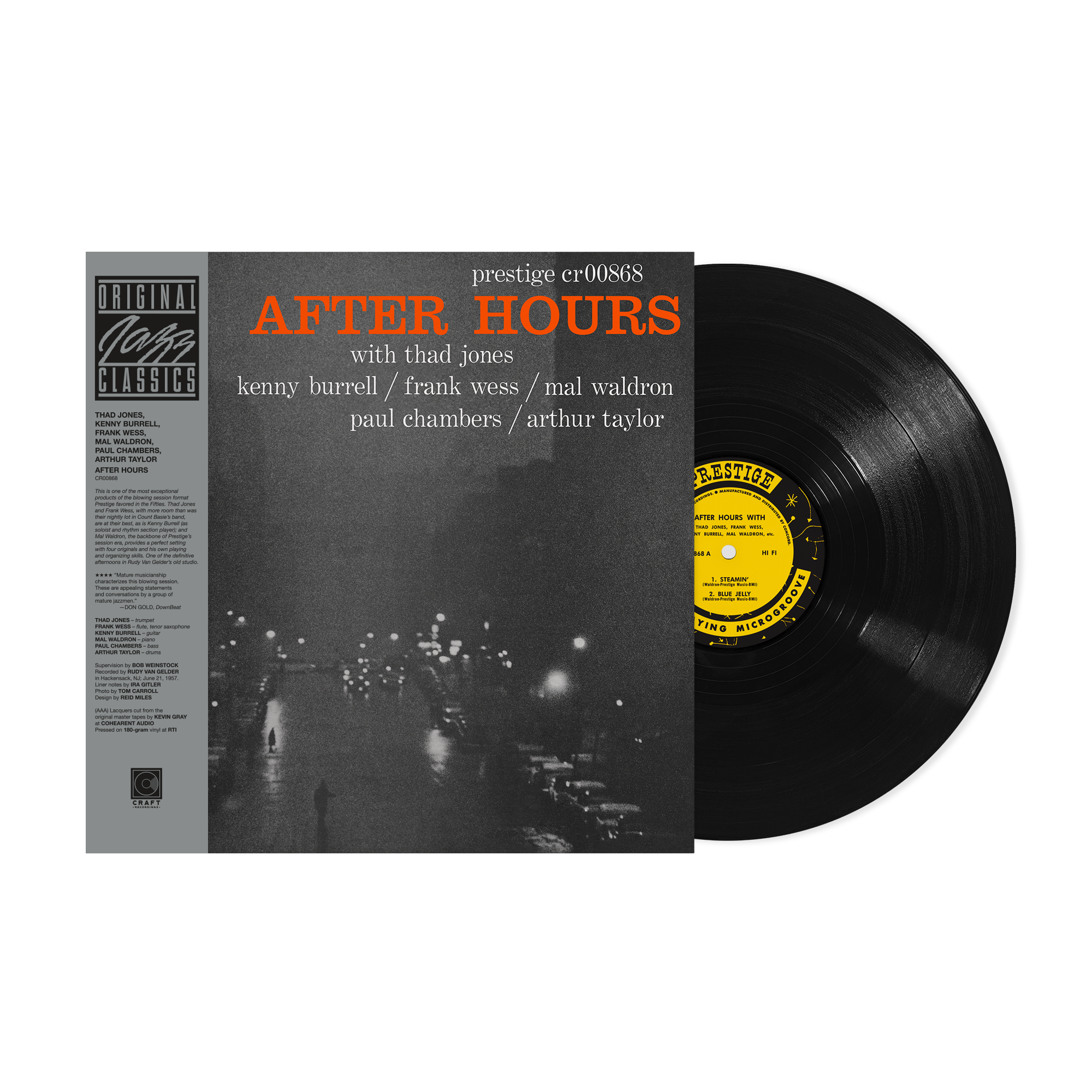 After Hours (Original Jazz Classics Series) (180g LP) – Craft After Hours (Original Jazz Classics Series) (180g LP) – Craft
