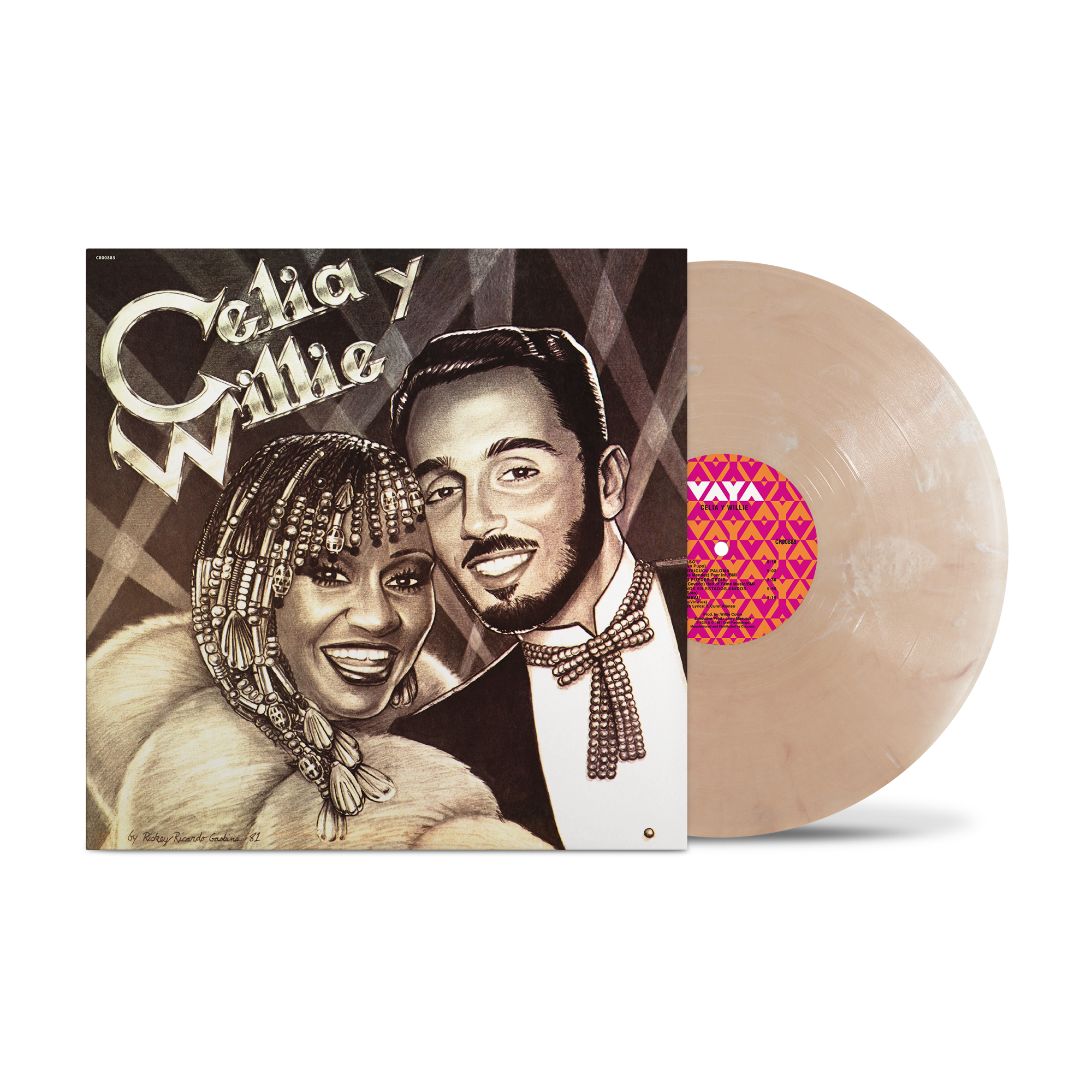 Celia Y Willie (Soft Gold Color LP – Fania Exclusive) + Vaya Logo T-Shirt