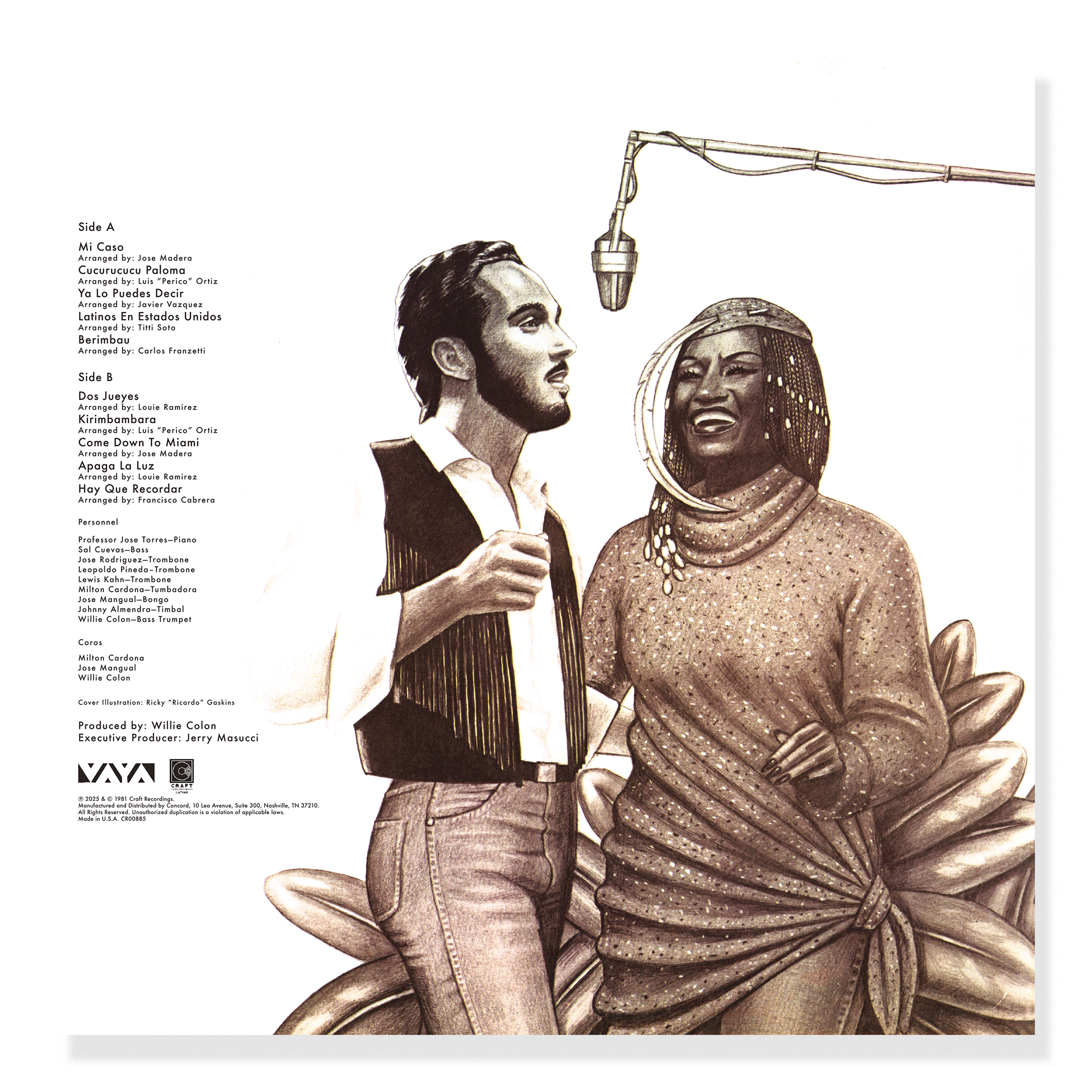 Willie Colón – 2枚 Celia Cruz & Willie Colón – Celia Y Willie (LP) | Craft Recordings