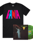Strikes Back ("Loco Green" LP – Fania Exclusive) + Fania Logo Black T-Shirt Bundle