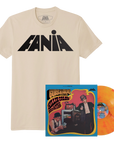 GUISANDO: DOING A JOB (140G CANDELA ORANGE COLOR LP – FANIA EXCLUSIVE) + FANIA RETRO LOGO T-SHIRT