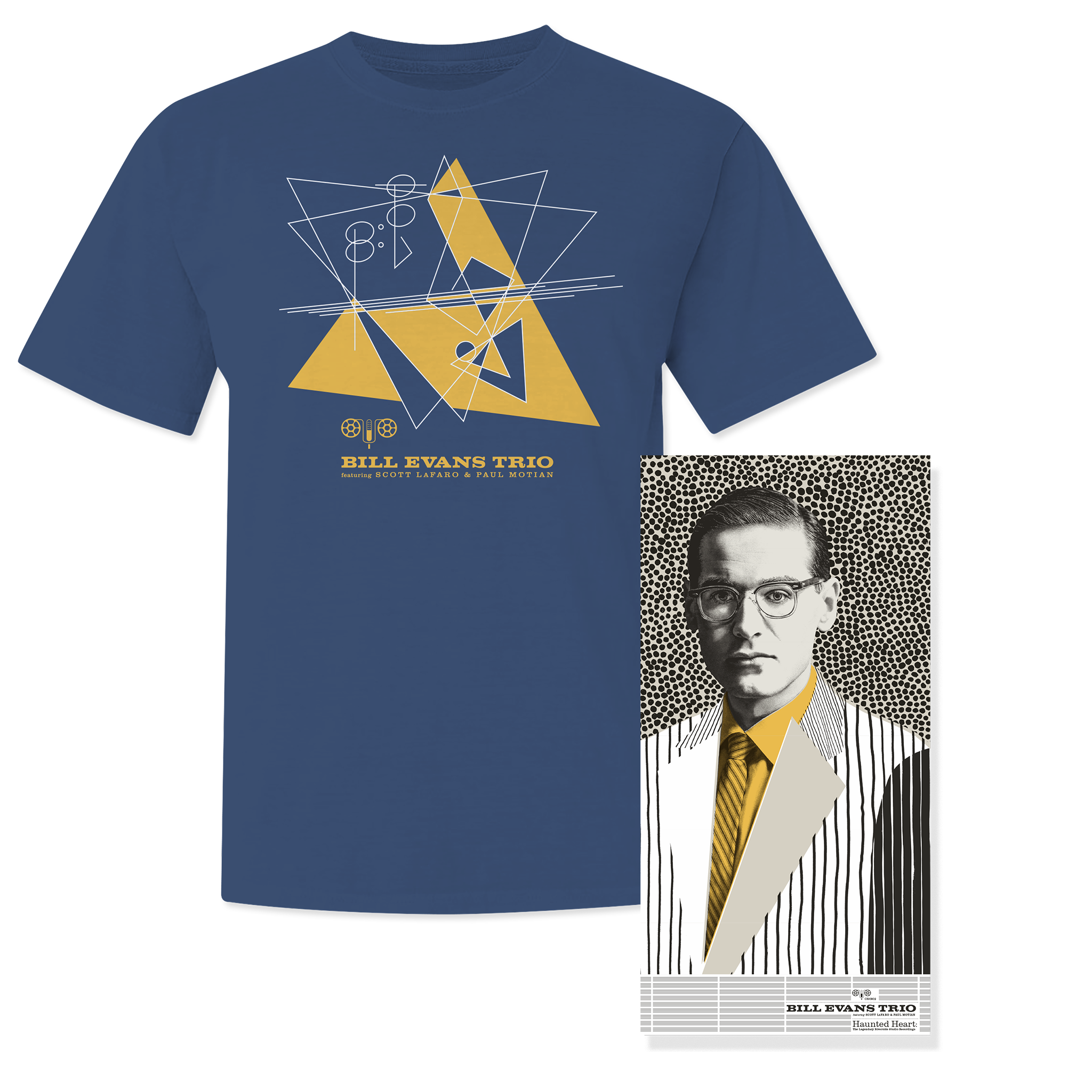 Bill Evans Geometrics Tee + Screen Print Poster – Craft Recordings Bill Evans Geometrics Tee + Screen Print Poster – Craft Recordings