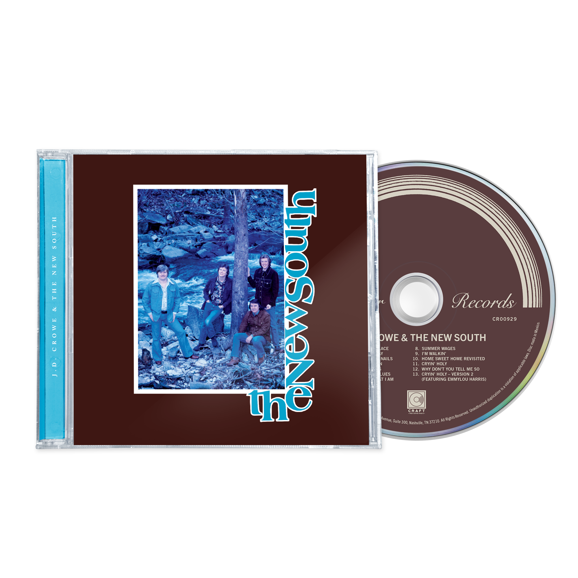 J.D. Crowe & The New South (Deluxe Edition) (CD) – Craft Recordings