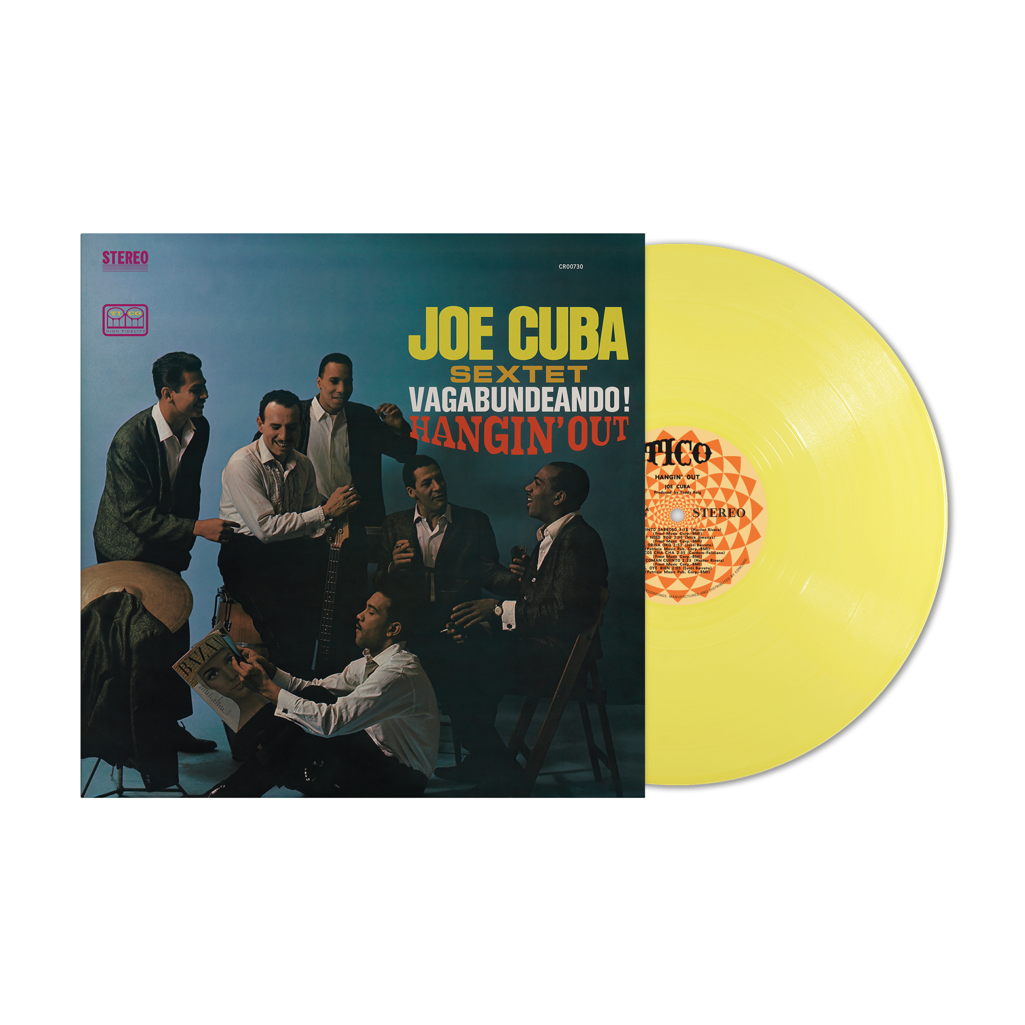 Vagabundeando! Hangin' Out (180G Opaque Lemon LP - Fania Exclusive) + Tico Records T-Shirt)