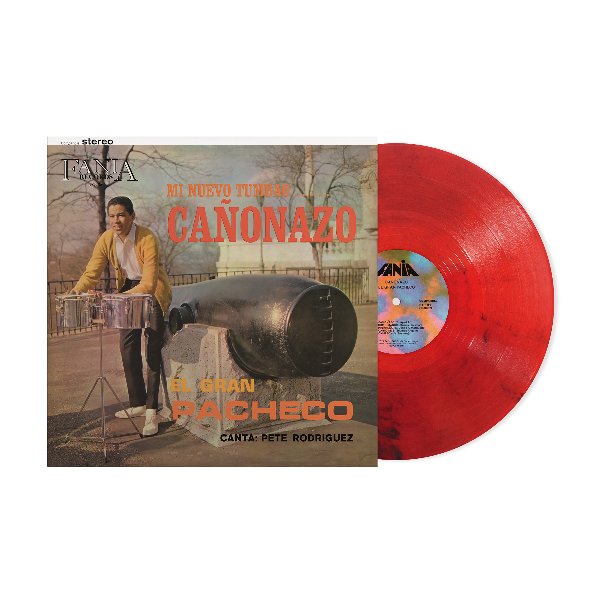 Cañonazo (180G Red Smoke LP – Fania Exclusive) + Fania Crew Neck Black T-Shirt (Wacko Maria)