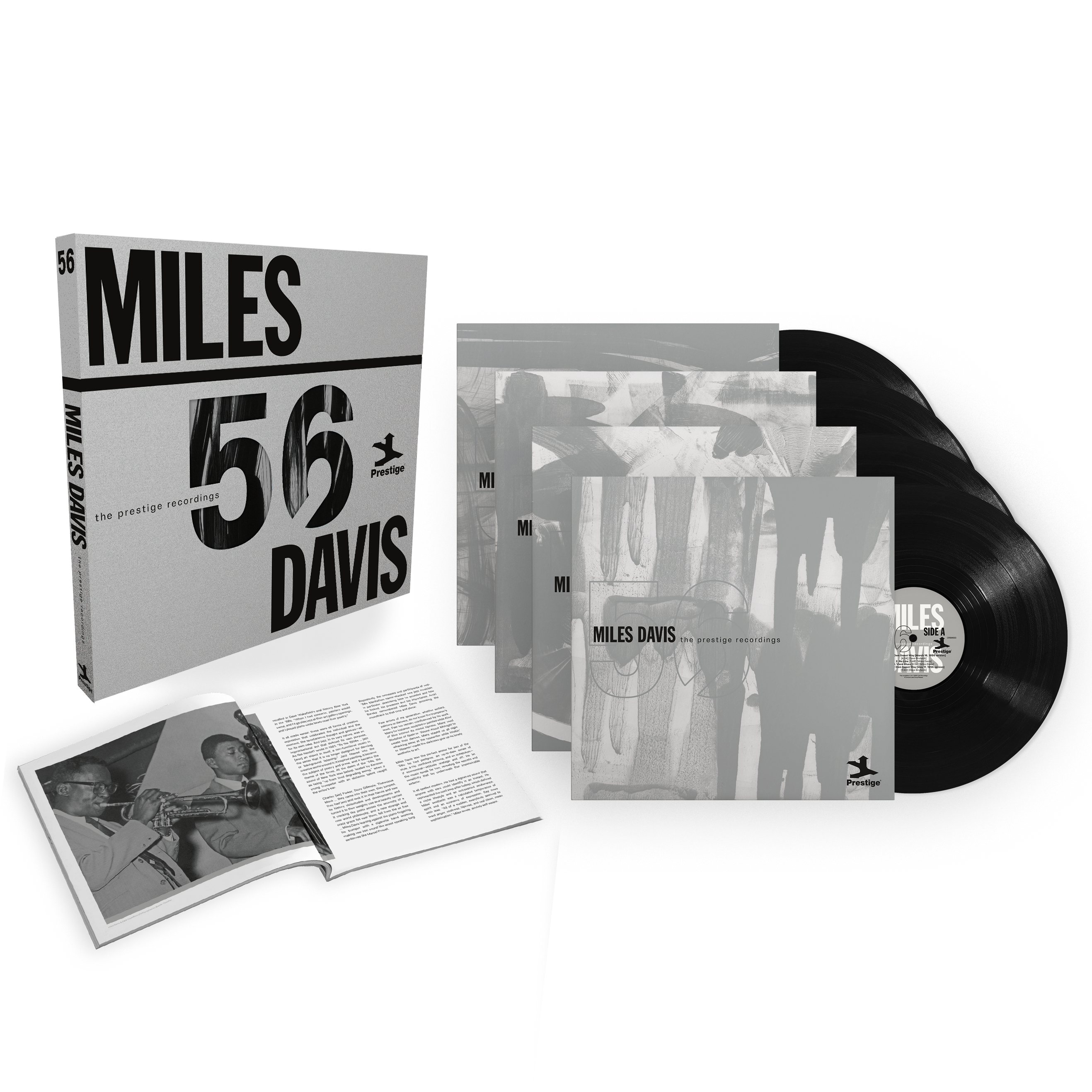 【mynameis2021】Miles Davis 他サイン入りLP。 Miles '56: The Prestige Recordings (180g 4-LP Box Set) + Steamin