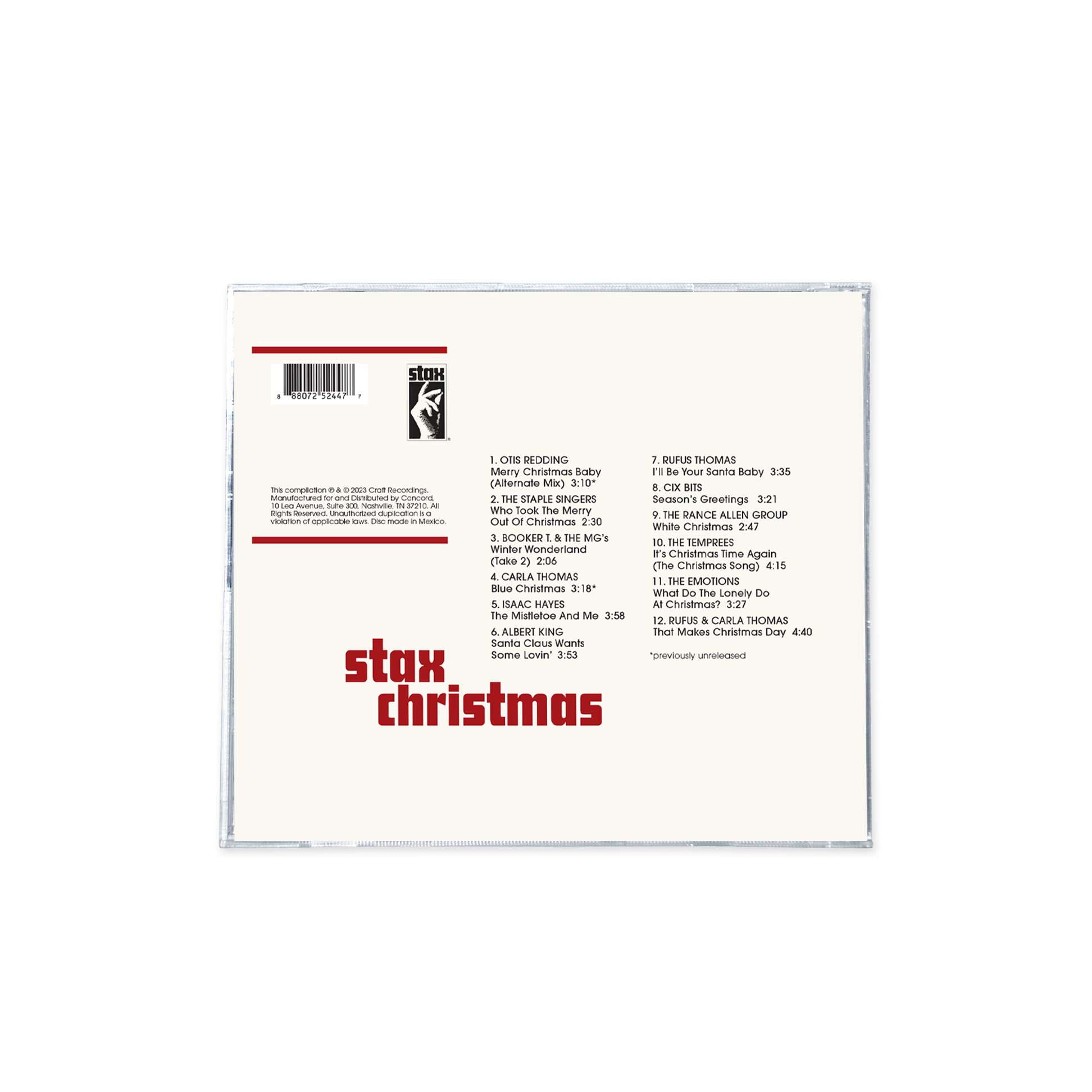 Various Artists - Stax Christmas - LP (Exclusive White Vinyl) - Stax Records
