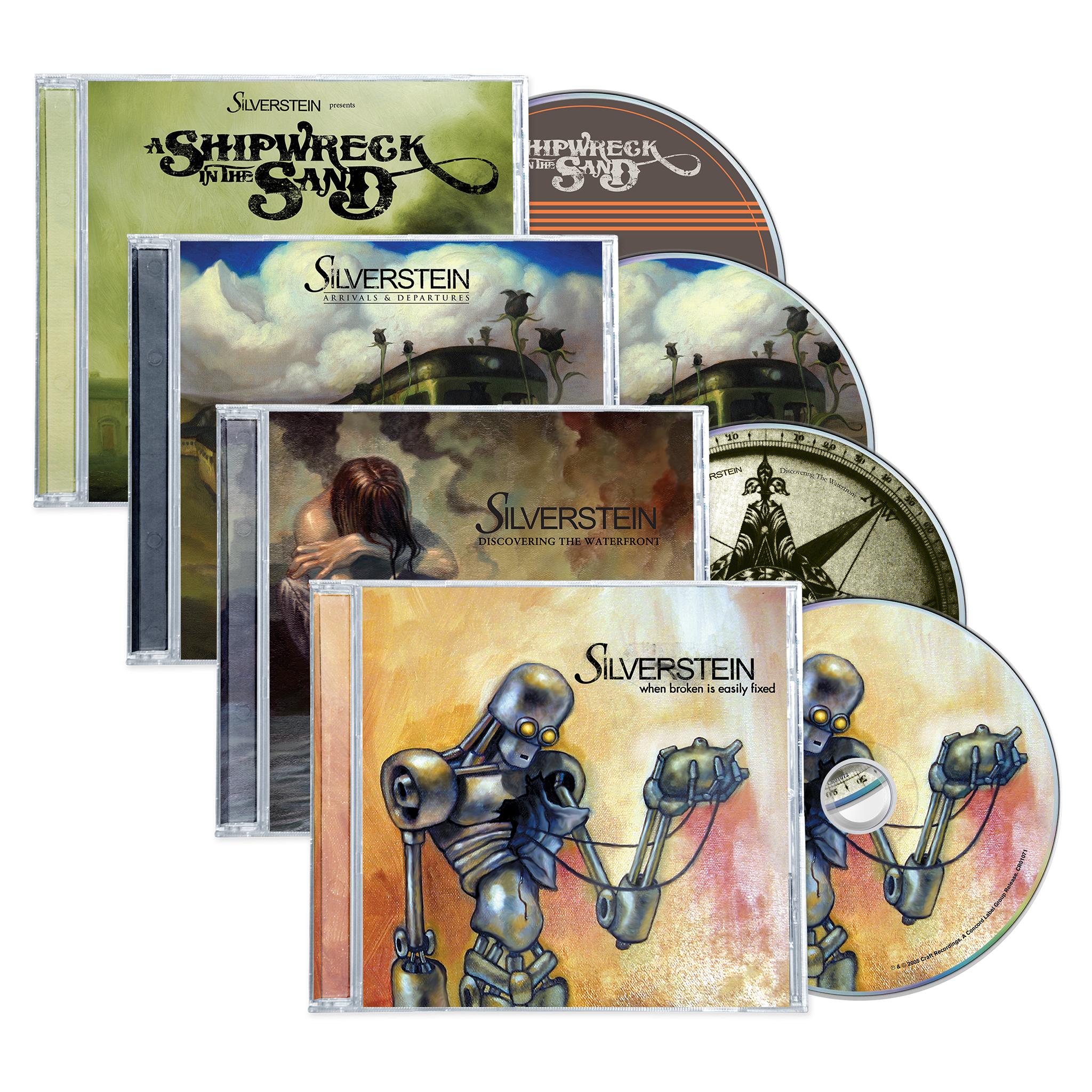 ■[廃盤/CD+DVD]SILVERSTEIN アルバム「when broken Silverstein – Discovering the Waterfront (CD) + A Shipwreck in the