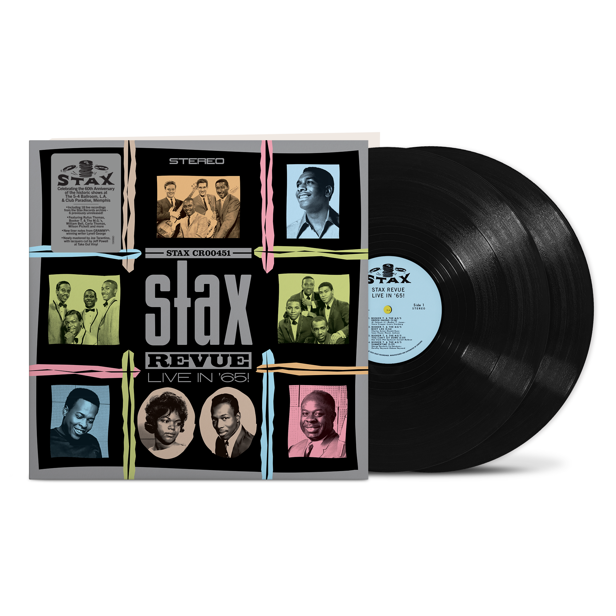 Various Artists – STAX REVUE: LIVE IN '65! (2-LP) – Craft