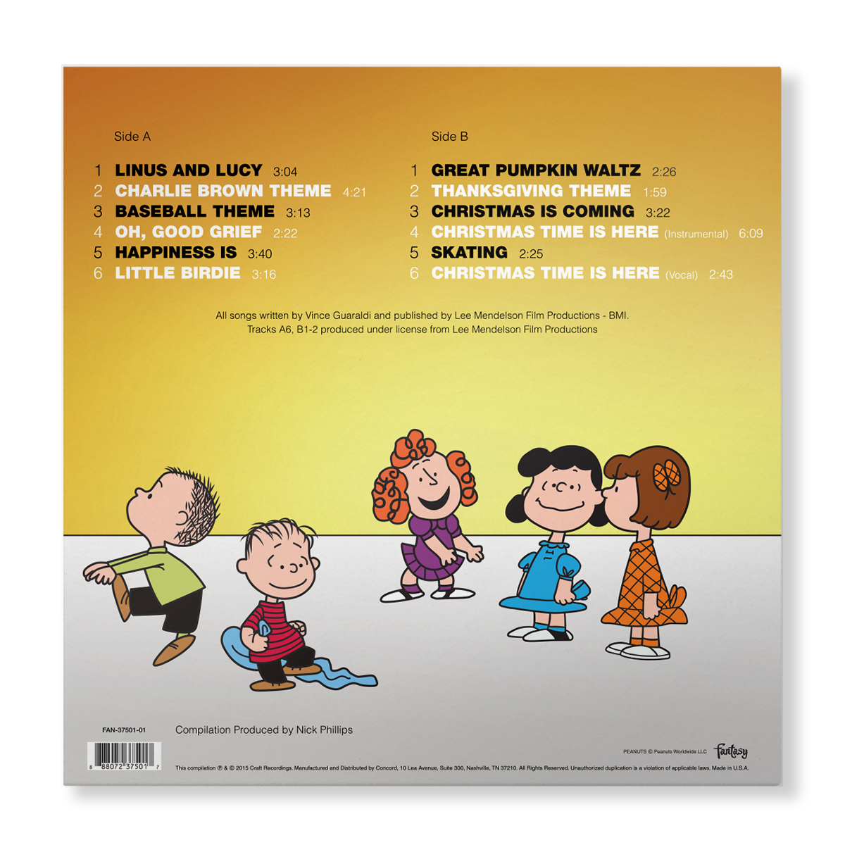 Peanuts Greatest Hits (75th Anniversary Edition Picture Disc