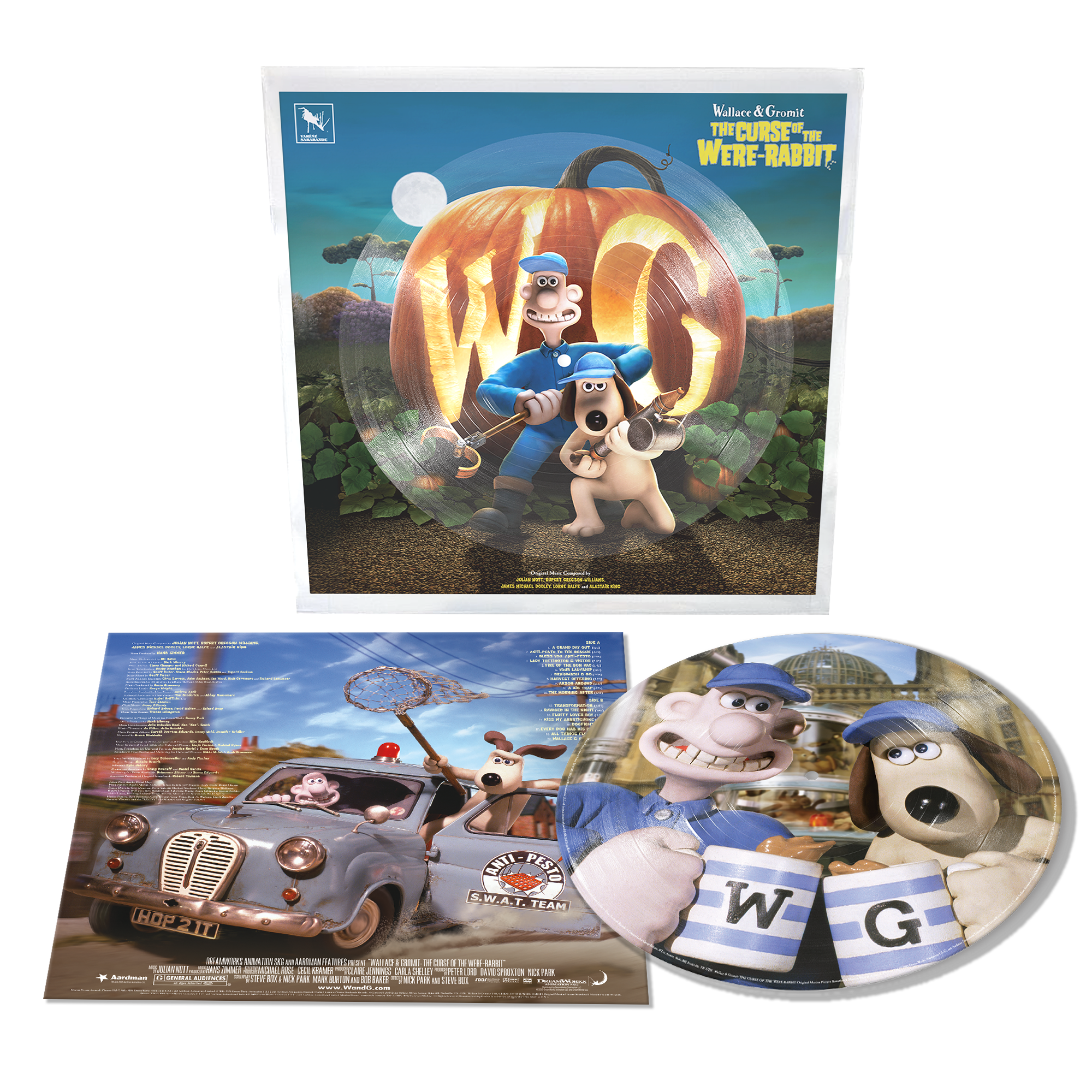 豆*屋様 SPECIAL 80s Wallace & Gromit ブルゾン 非 Wallace & Gromit: The Curse Of The Were-Rabbit (Picture Disc