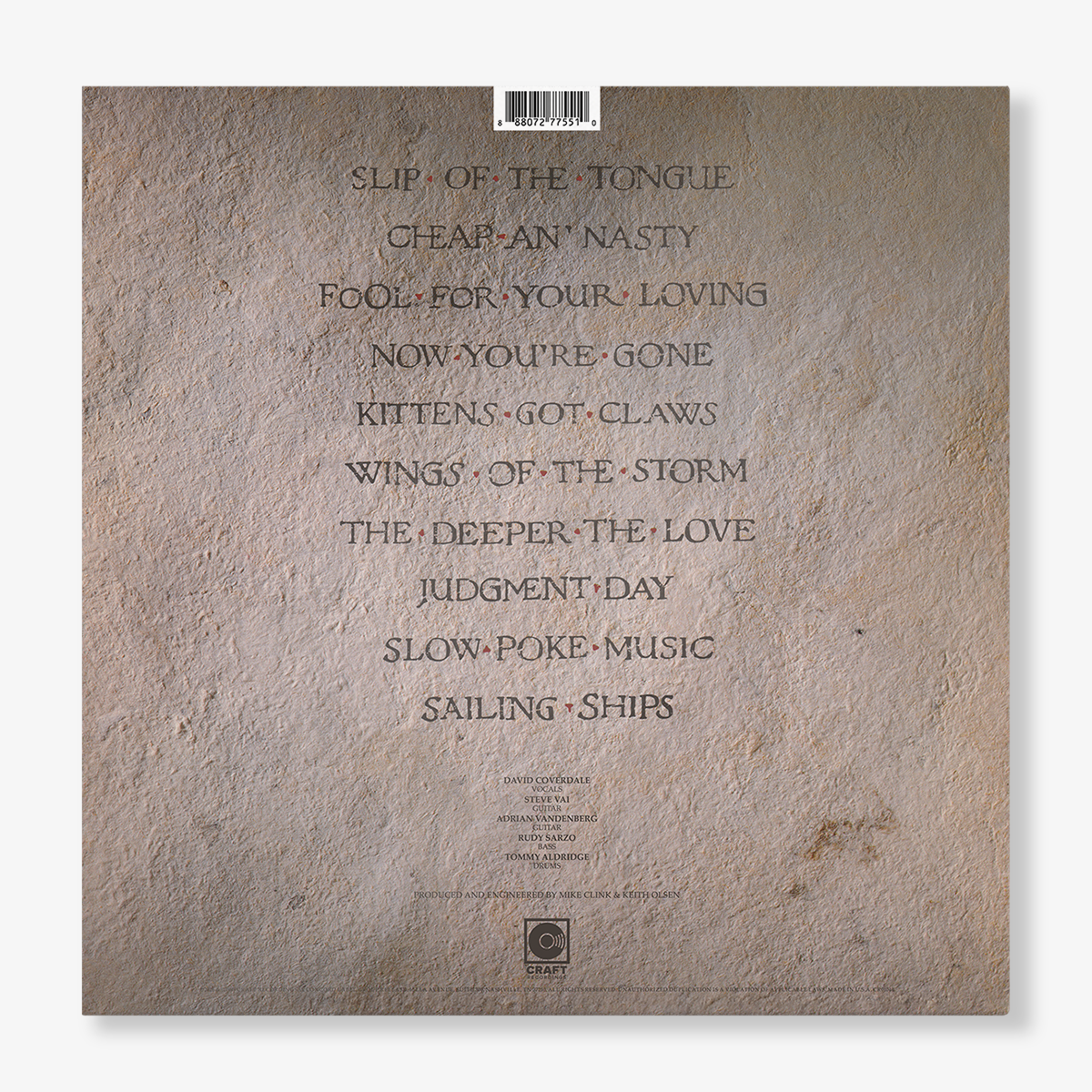 Slip of the Tongue (Exclusive - Crimson Moon LP) – Craft Recordings