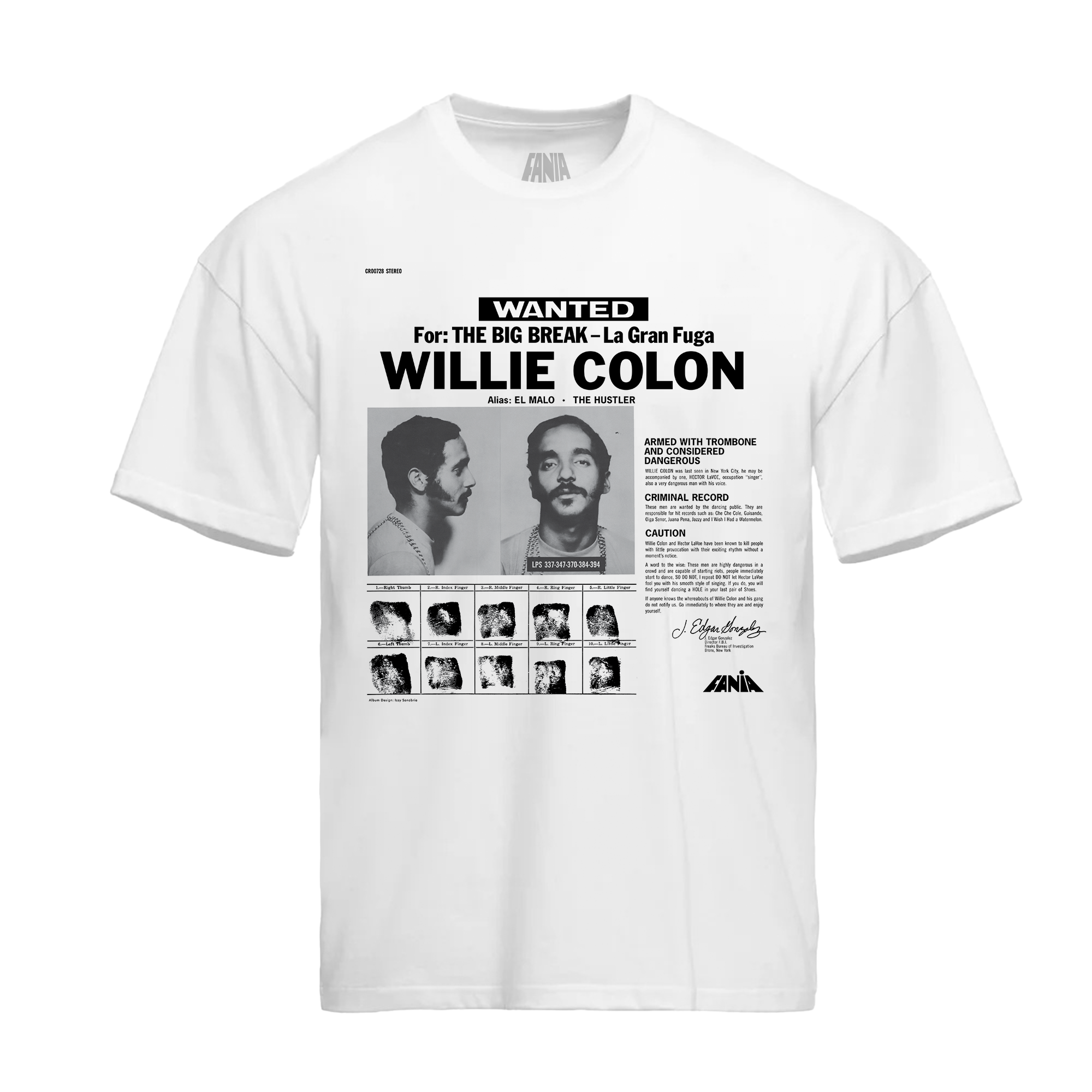 Willie Colón – The Big Break – La Gran Fuga (CD) + Most Wanted T