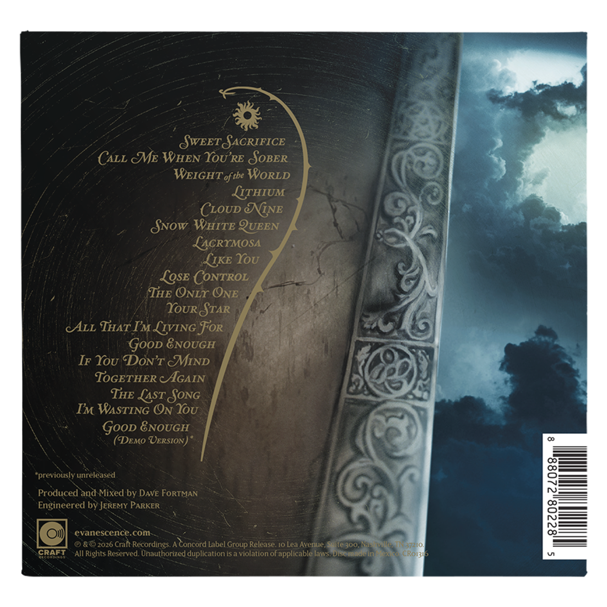 Evanescence – The Open Door (Deluxe Edition) (CD) | Craft Recordings