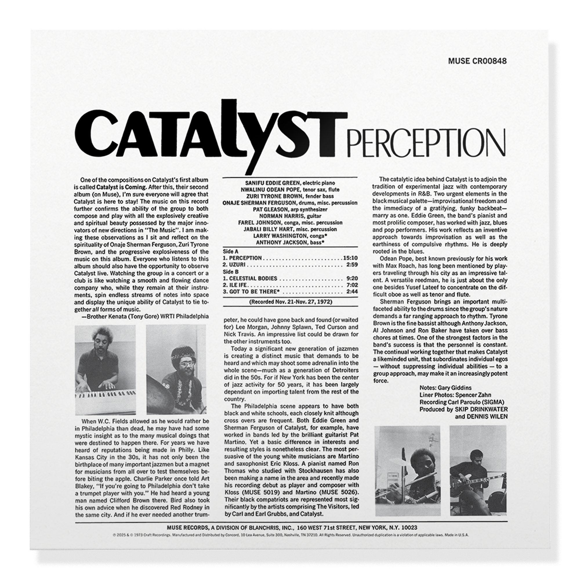 Perception (Jazz Dispensary Top Shelf Series) (180g LP)