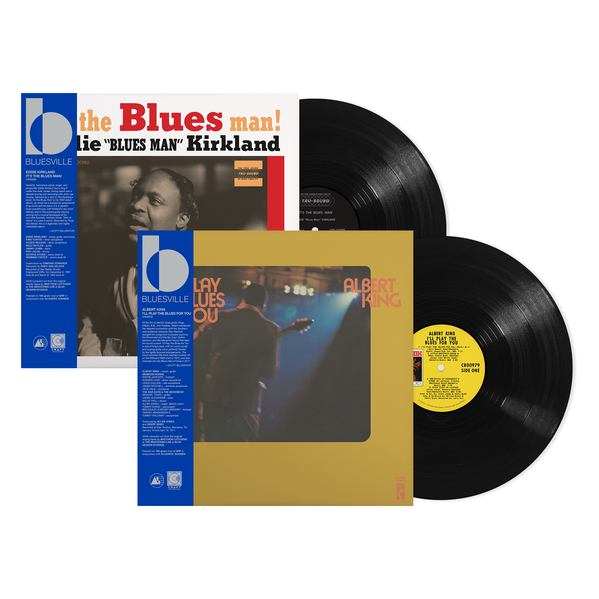 I'll Play The Blues For You (180G LP) + It's The Blues Man! (180G
