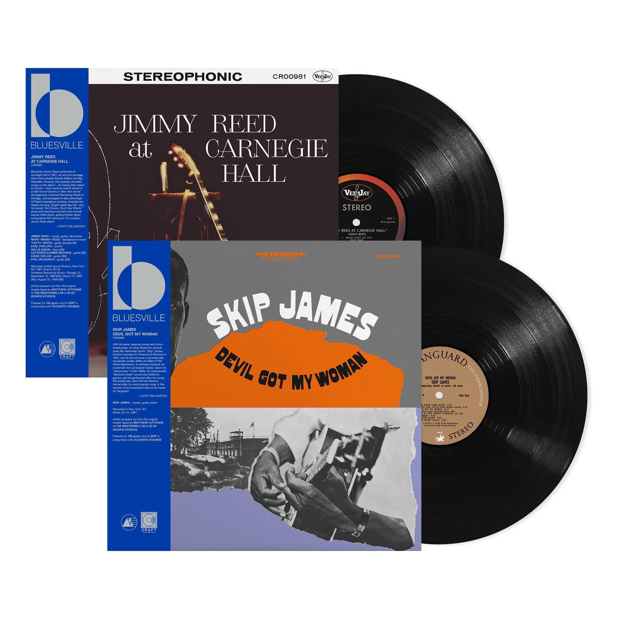 Jimmy Reed At Carnegie Hall (Bluesville Series) (180G LP) + Devil