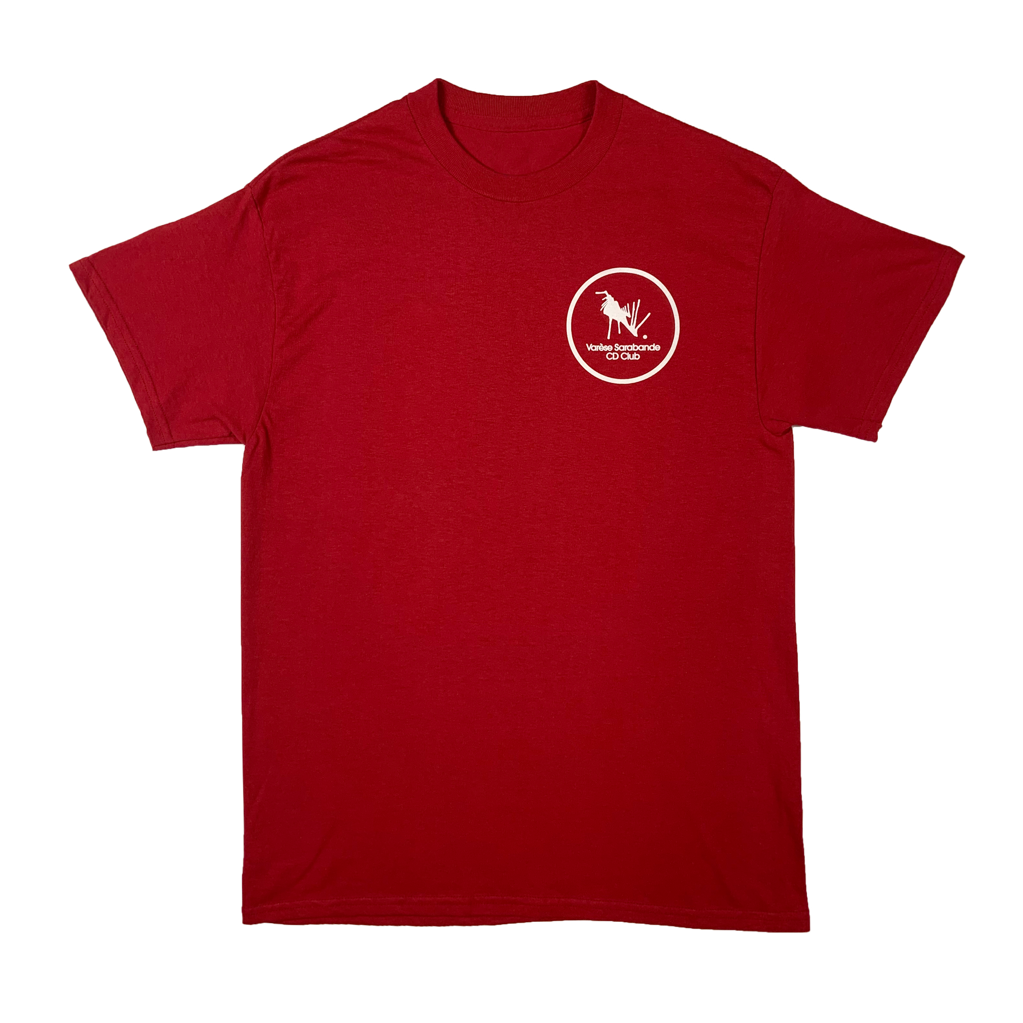 Varese Sarabande – CD Club T-Shirt (Red) | Craft Recordings
