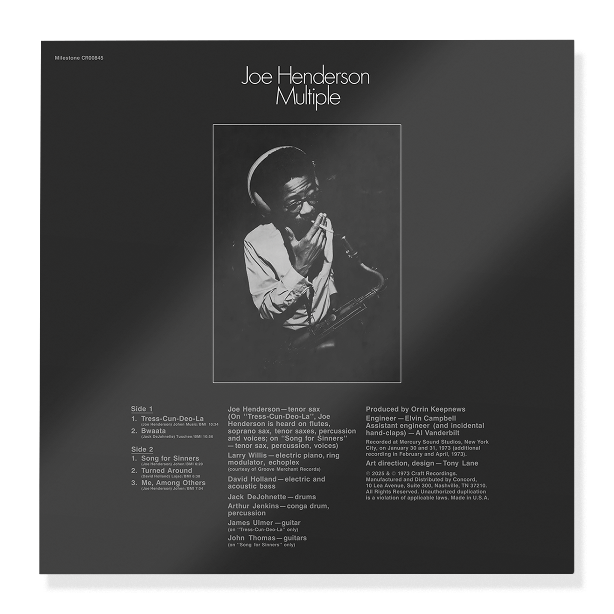 Multiple (Jazz Dispensary Top Shelf Series) (180g LP) – Craft Multiple (Jazz Dispensary Top Shelf Series) (180g LP) – Craft