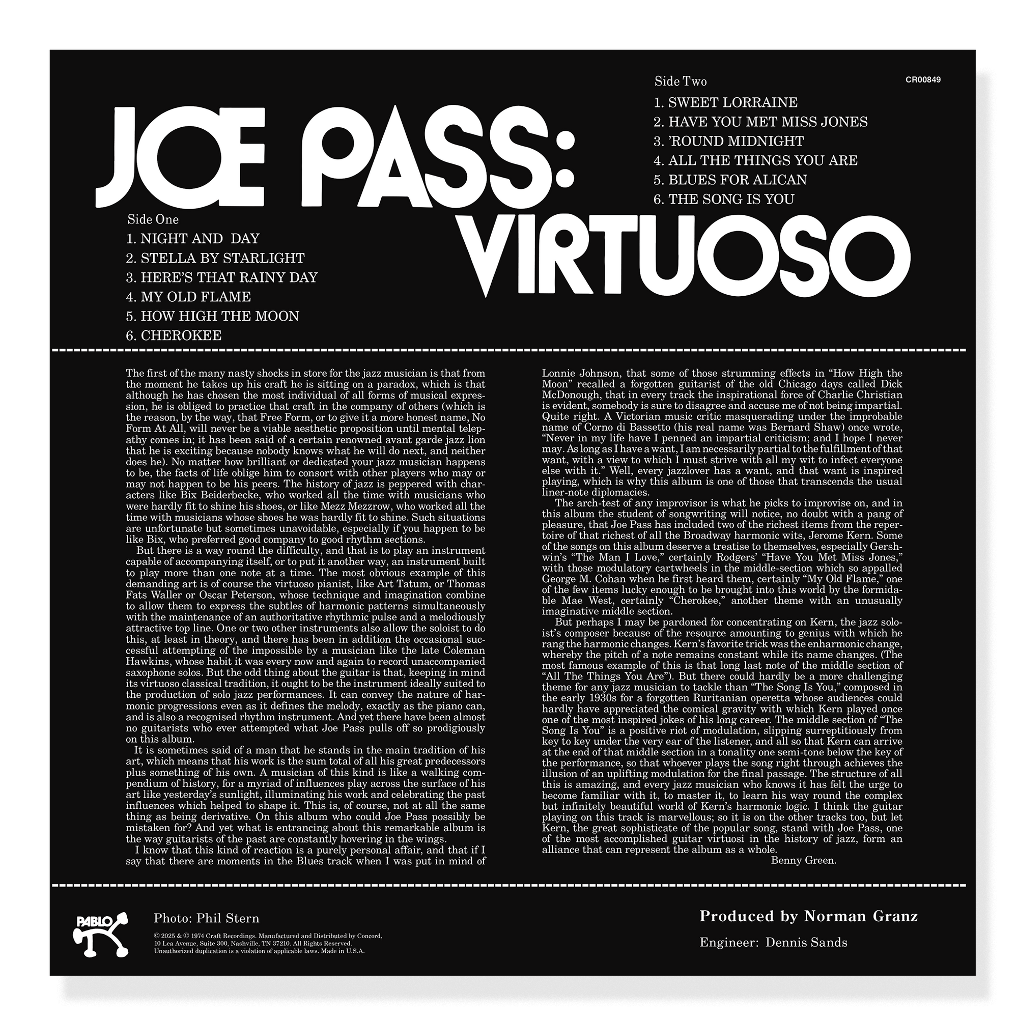 Virtuoso (Original Jazz Classics Series) (180g LP)