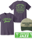 Legalize Jazz Tee + Hat + Bumper Sticker