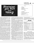 Mississippi John Hurt - Today! (Bluesville Series) (180g LP)
