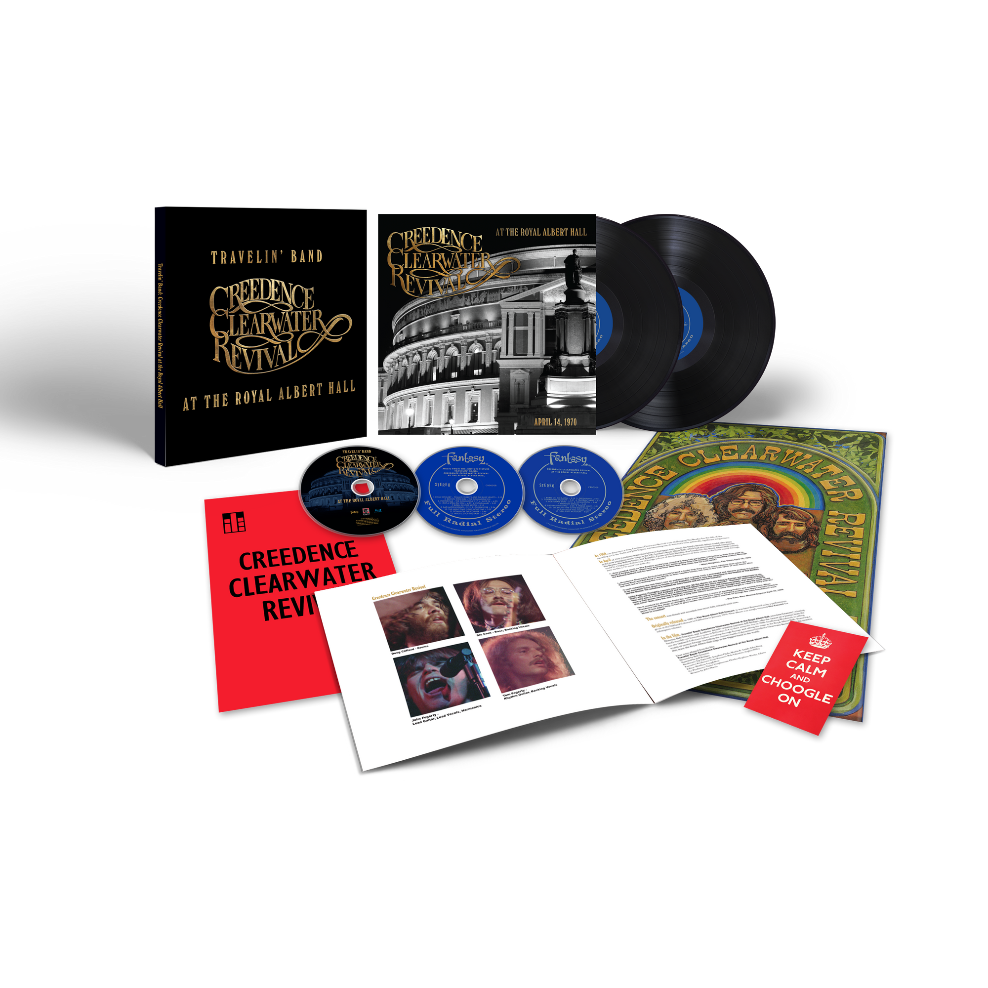 Travelin&#39; Band: Creedence Clearwater Revival At The Royal Albert Hall (Super Deluxe Edition Box Set, including Film)