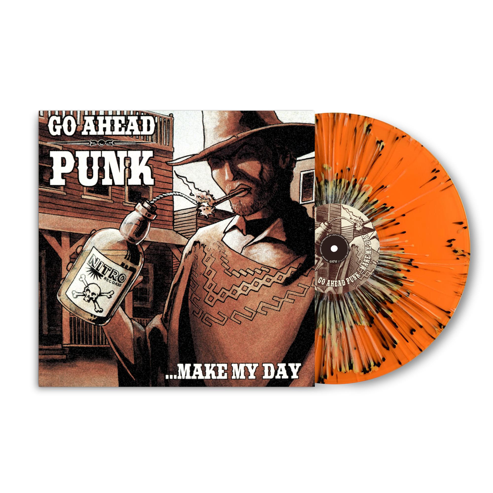 Go Ahead PunkMake My Day (Orange Splatter Vinyl LP) – Craft Go Ahead PunkMake My Day (Orange Splatter Vinyl LP) – Craft
