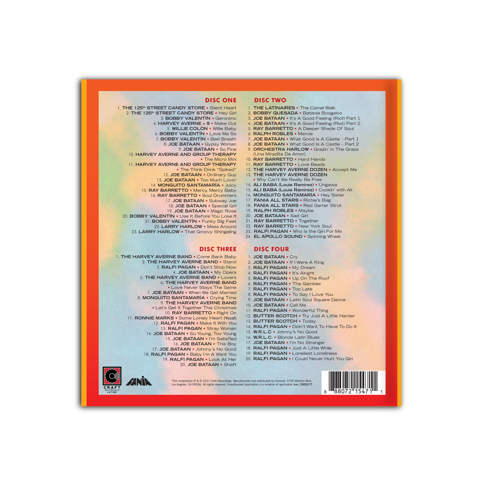 It's A Good, Good Feeling: The Latin Soul of Fania Records [The Singles]  (4-CD + 7