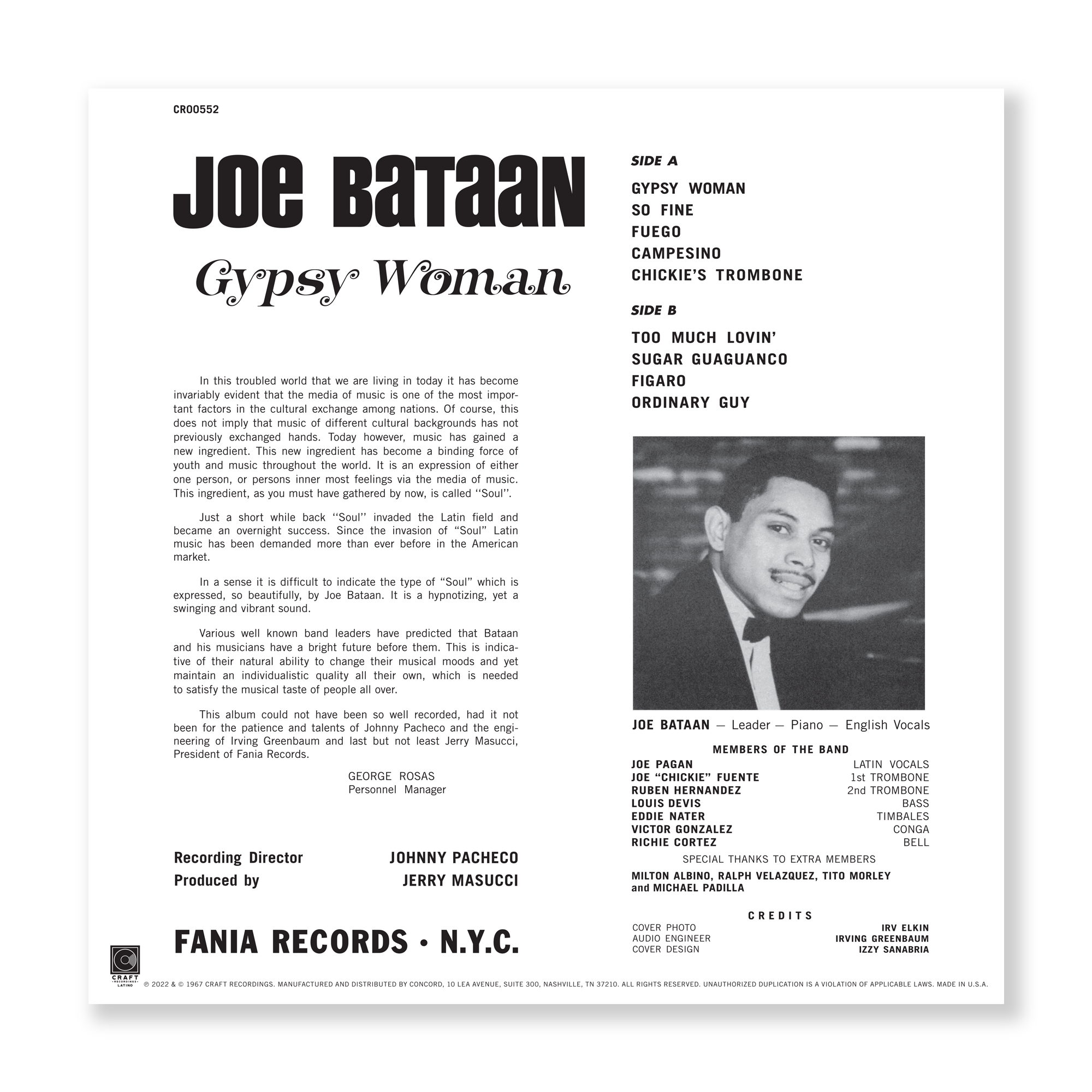 Gypsy Woman (180g LP) – Craft Recordings Gypsy Woman (180g LP) – Craft Recordings