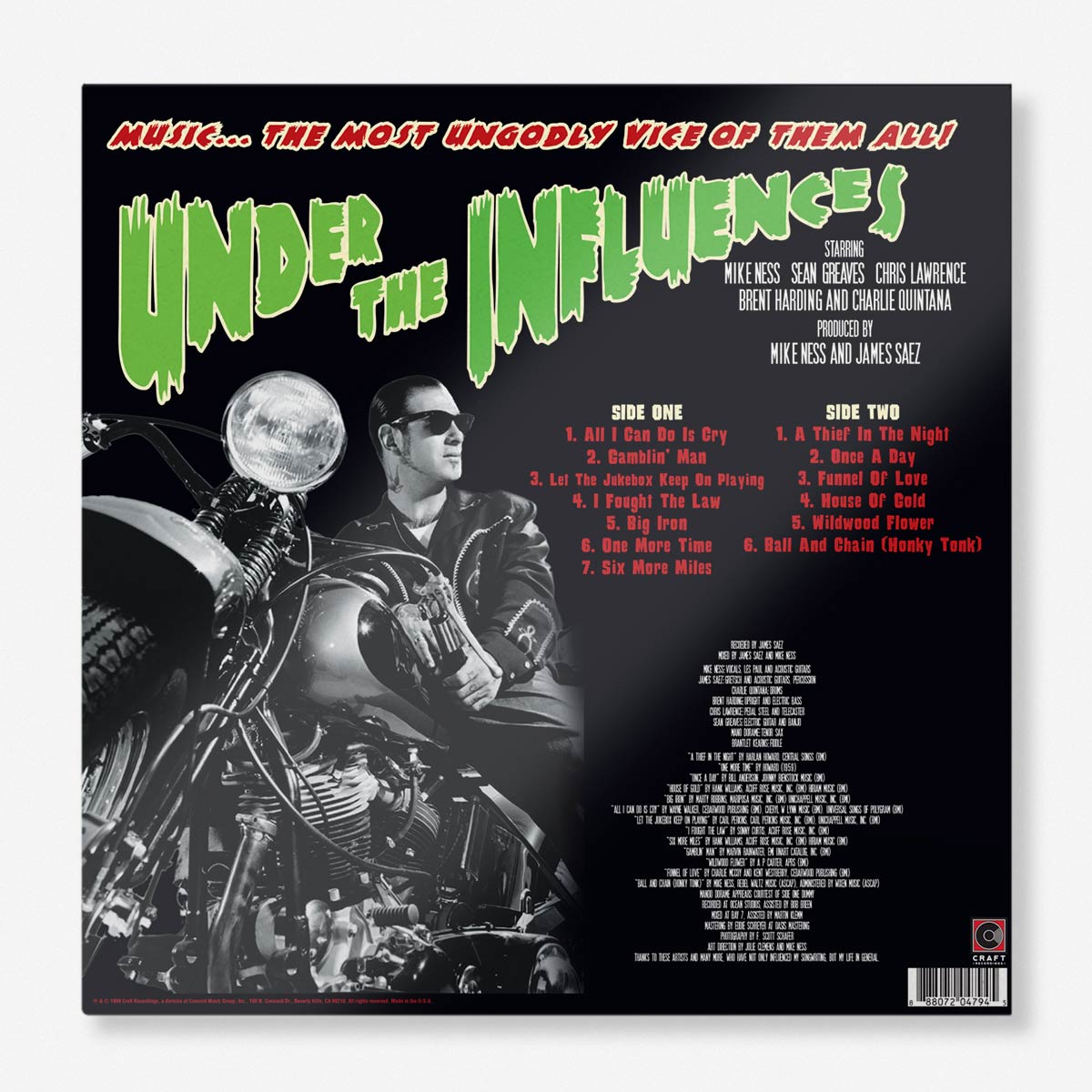 Mike Ness – Under the Influences (LP) – Craft Recordings