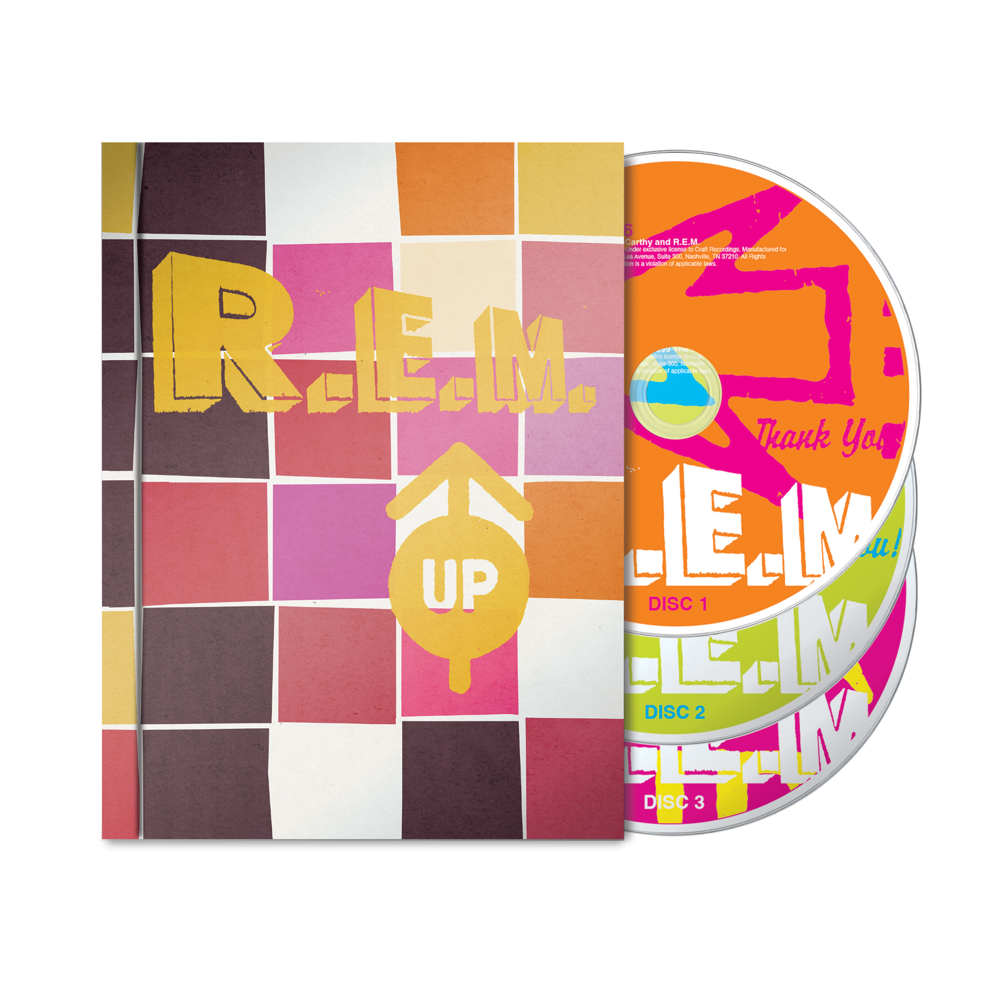R.E.M. – Up: 25th Anniversary Deluxe Edition (2-CD + 1 Blu-Ray) – Craft  Recordings