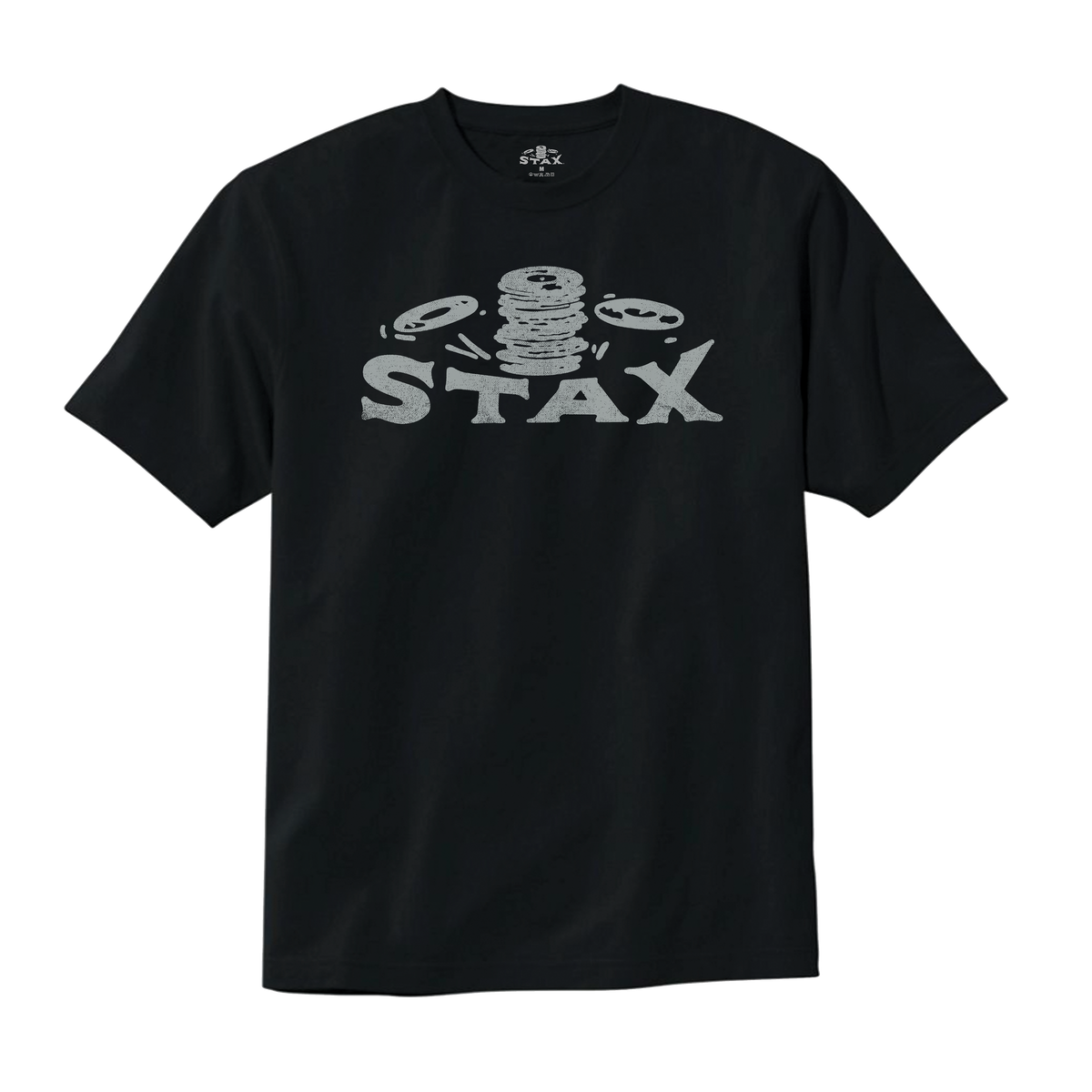 Stax Falling Records Logo T-Shirt (Black)