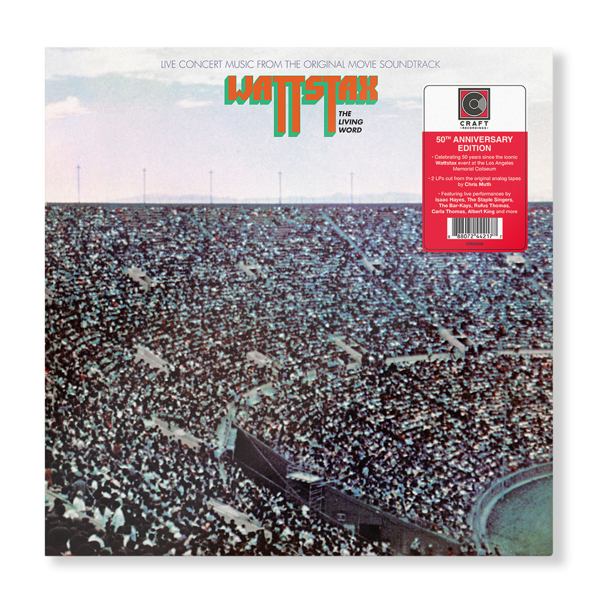Wattstax: The Living Word 2-LP – Craft Recordings