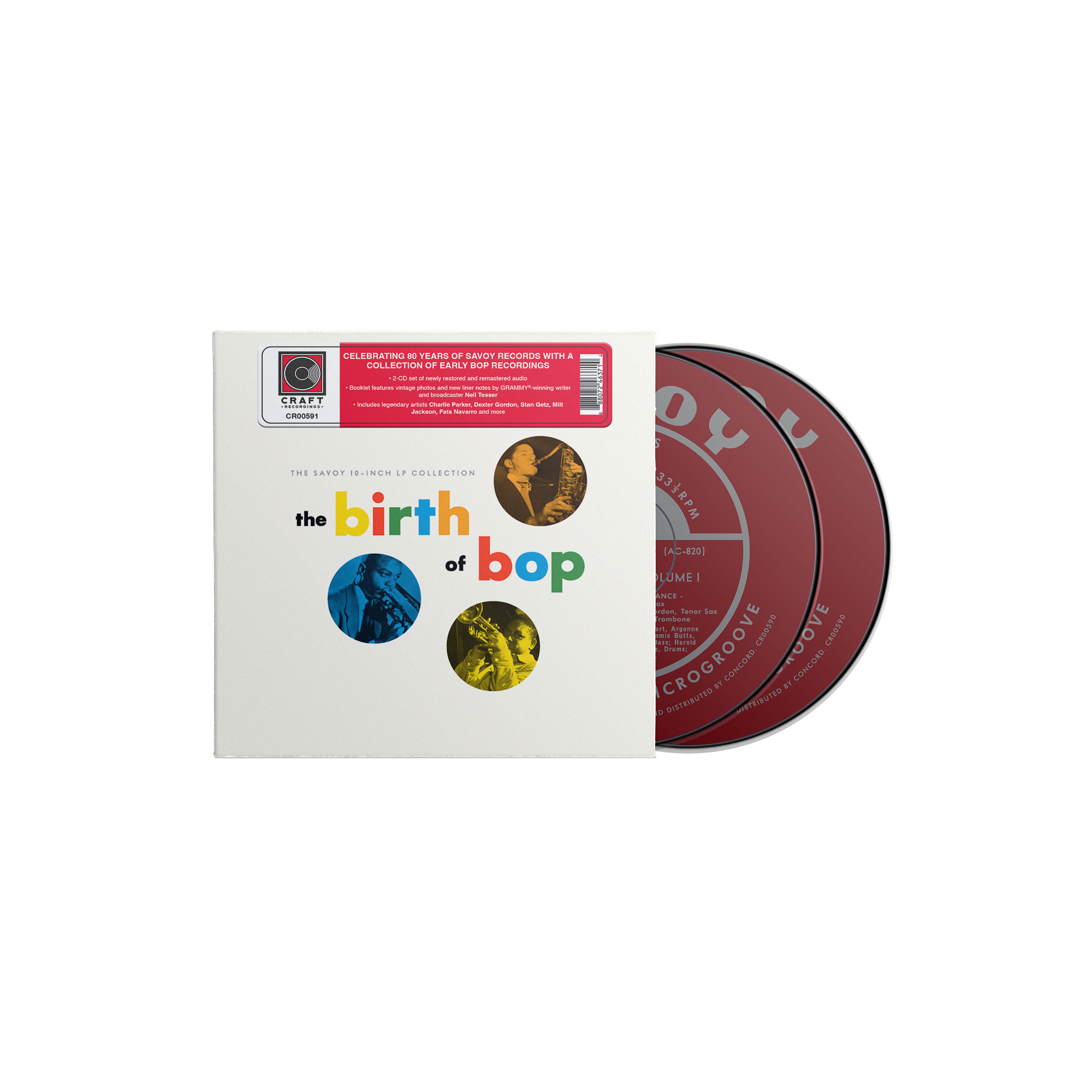 The Birth Of Bop: The Savoy 10-Inch LP Collection (2-CD)