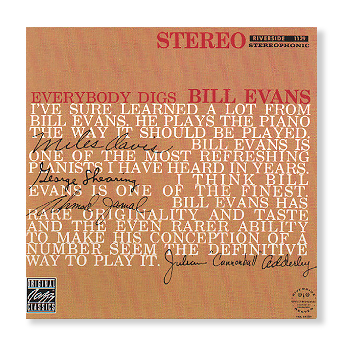 RSD Mono 新品 Everybody Digs Bill Evans Everybody Digs Bill Evans (LP) – Craft Recordings