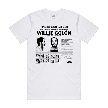 Fania Willie Colon White T-Shirt